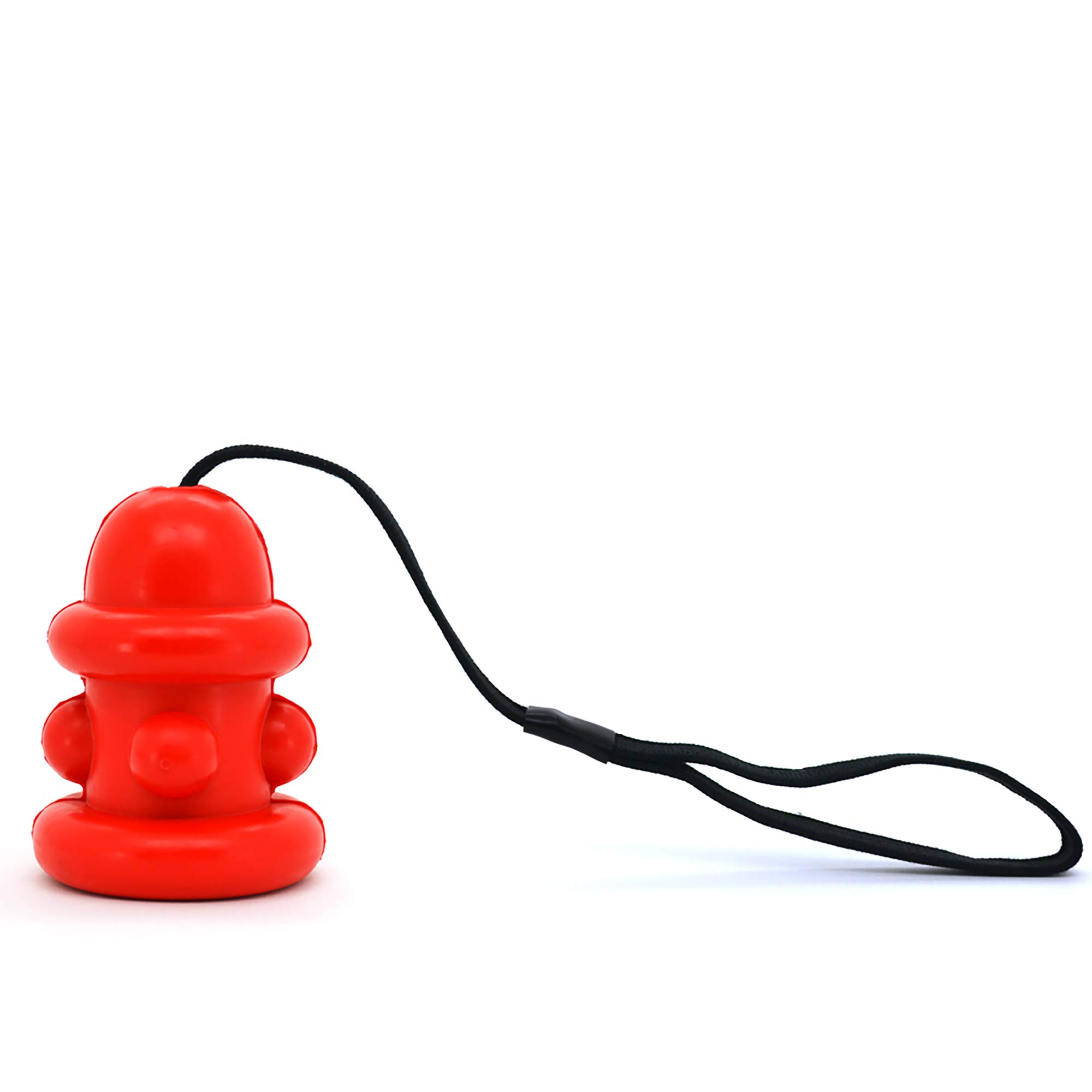 Best Dog Chew Toys for Aggressive Chewers - Durable Rubber Hydrant Chew Toy for Small & Large Dogs - Red Pet Supplies for Puppy Teething, Boredom Relief & Dental Health - Indoor & Outdoor Use