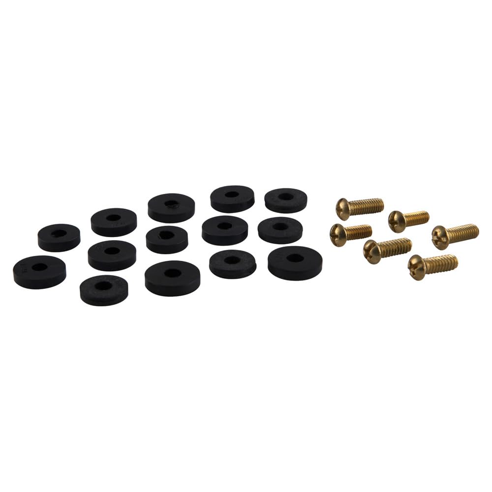 Flat Faucet Washer Assortment Kit - Durable Rubber & Metal Washers for Leaky Faucet Repair - Perfect for Kitchen, Bathroom & Outdoor Faucet Maintenance