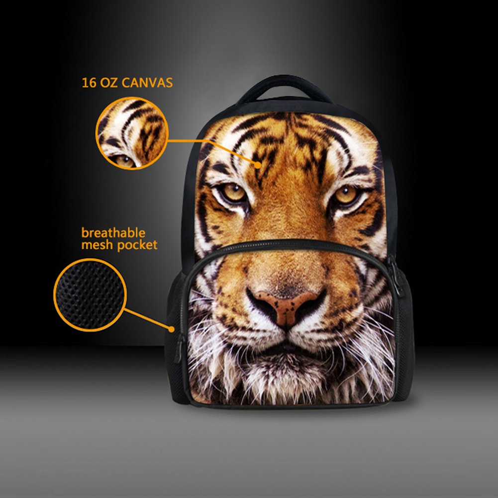 HW Animal School Backpack for Kids - 17 Inch Laptop Bag for College & Teens - Daily Use & Travel
