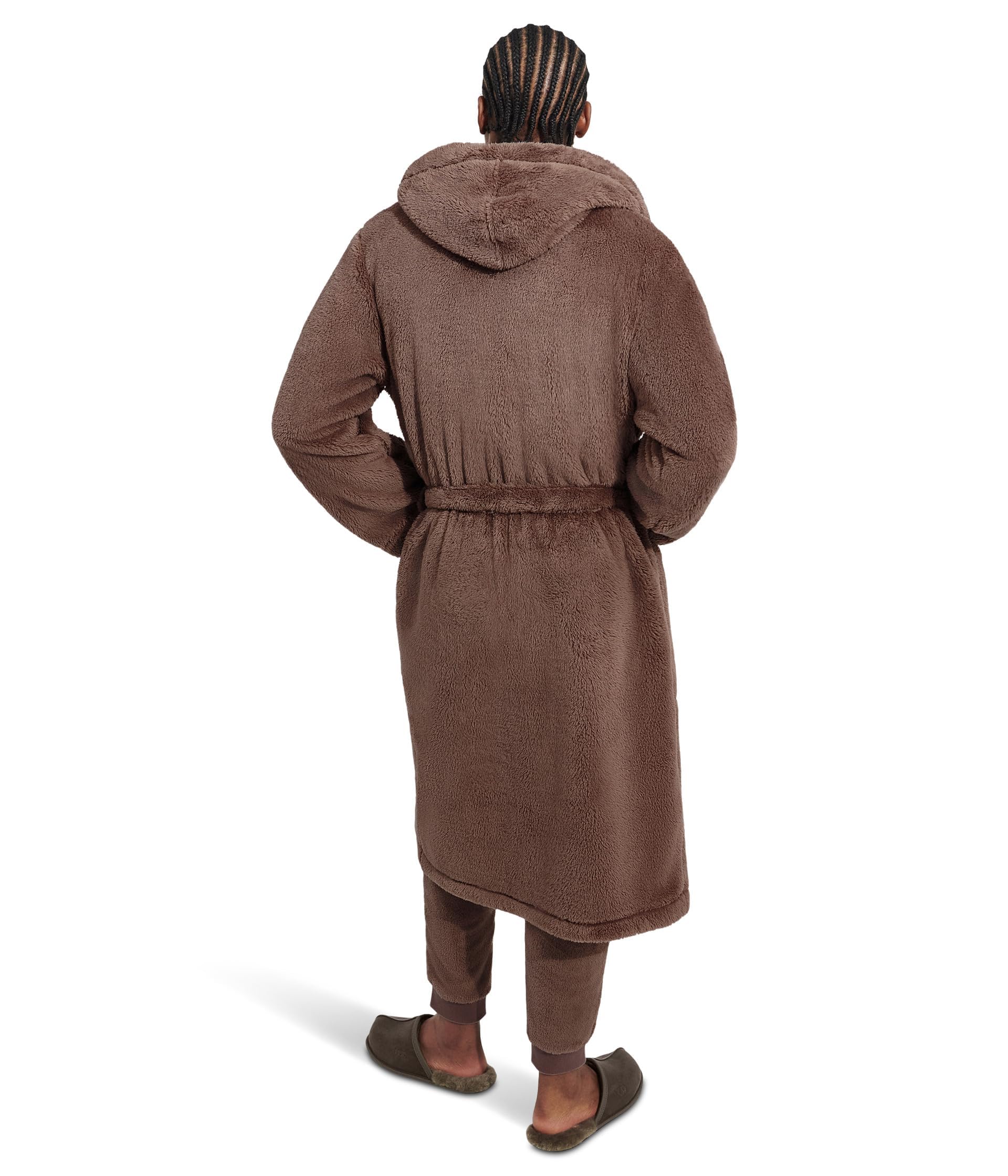 UGG Men's Beckett Robe - Soft Fleece Bathrobe for Men, Cozy Loungewear with Pockets, Perfect for Spa, Home Relaxation & Winter Comfort