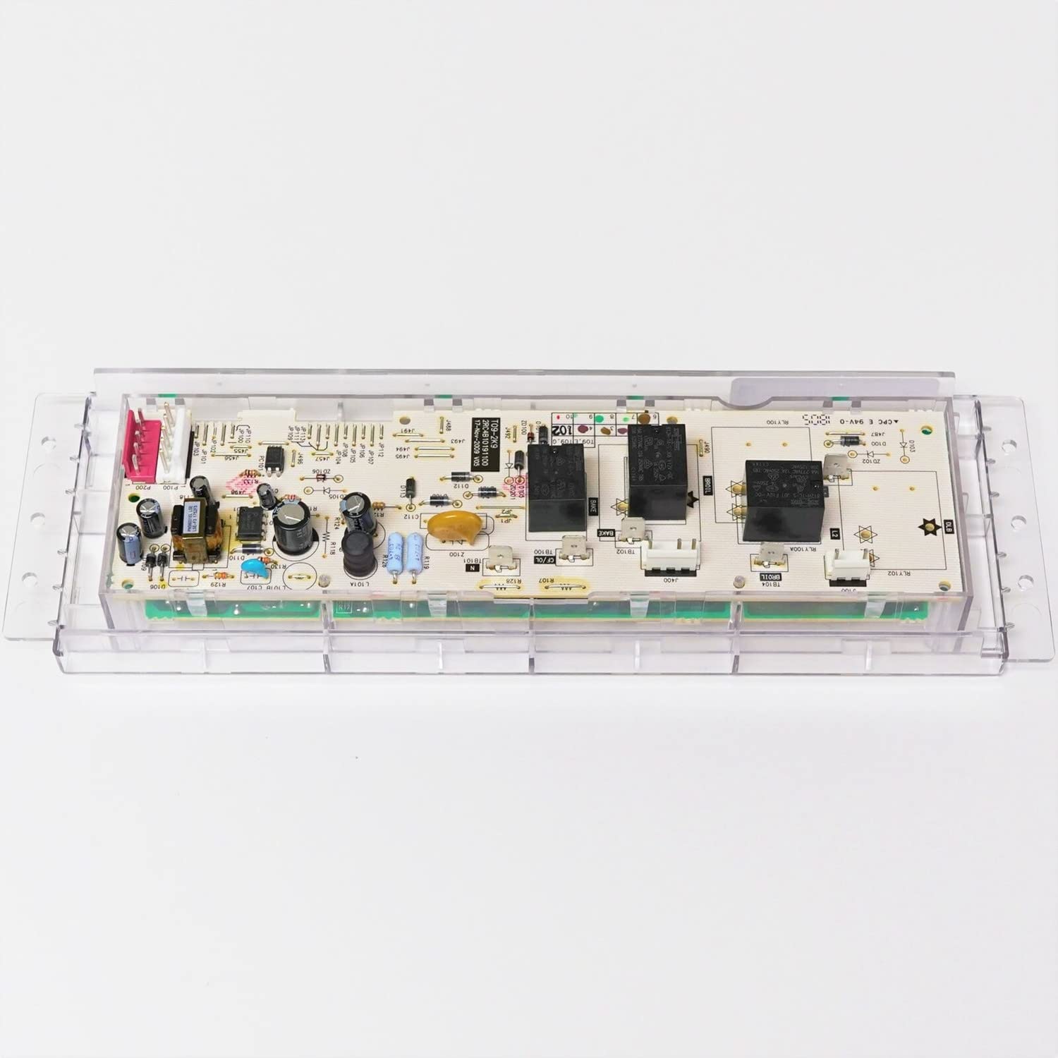 GE Oven Timer Control WB27K10355 - Compatible with GE 1181330161, 164D8450G102, AP4926300, PS3486627, WB27K10210 - Replacement Part for Range Oven Repair & Maintenance