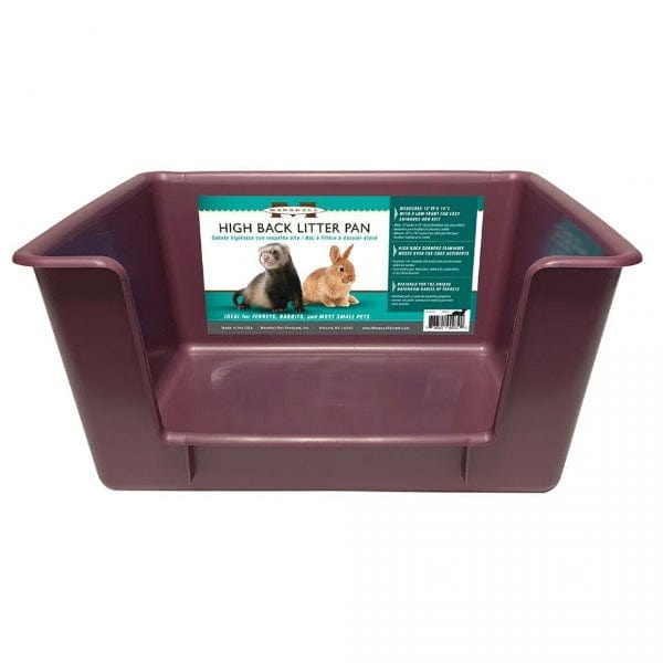 Marshall High Back Cat Litter Box - Large Covered Litter Pan with Hood for Odor Control - Perfect for Indoor Cats & Multi-Cat Households