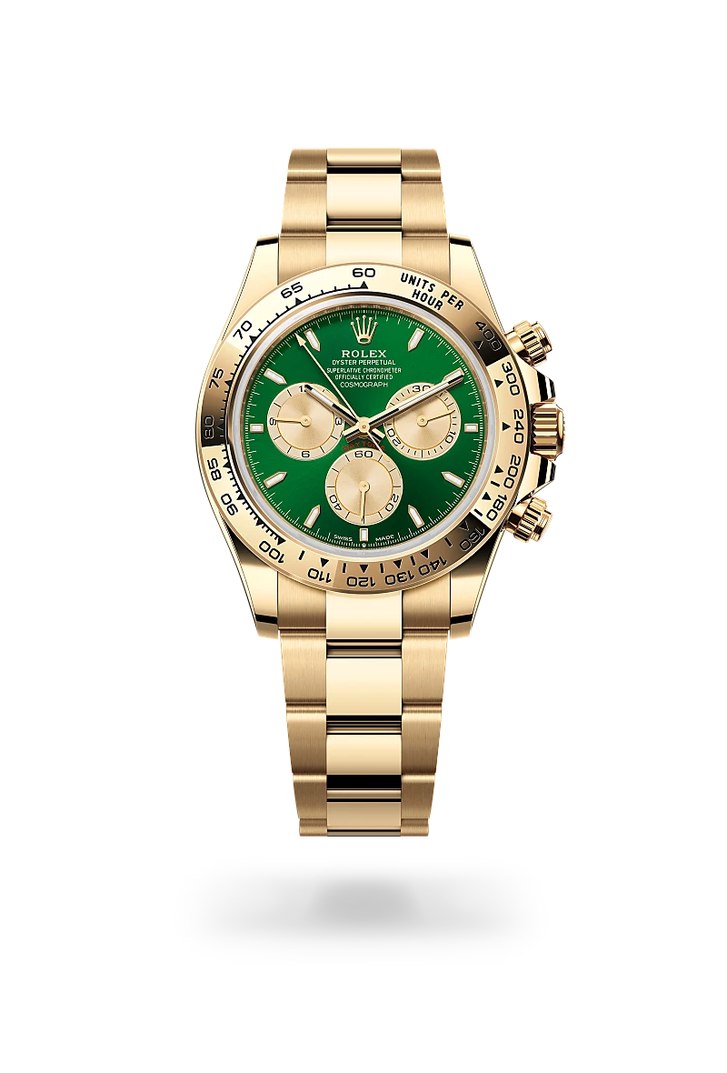 Rolex Cosmograph Daytona 18K Yellow Gold Watch M126508-0008 | Luxury Men's Timepiece for Business & Formal Events - Richter & Phillips Jewelers