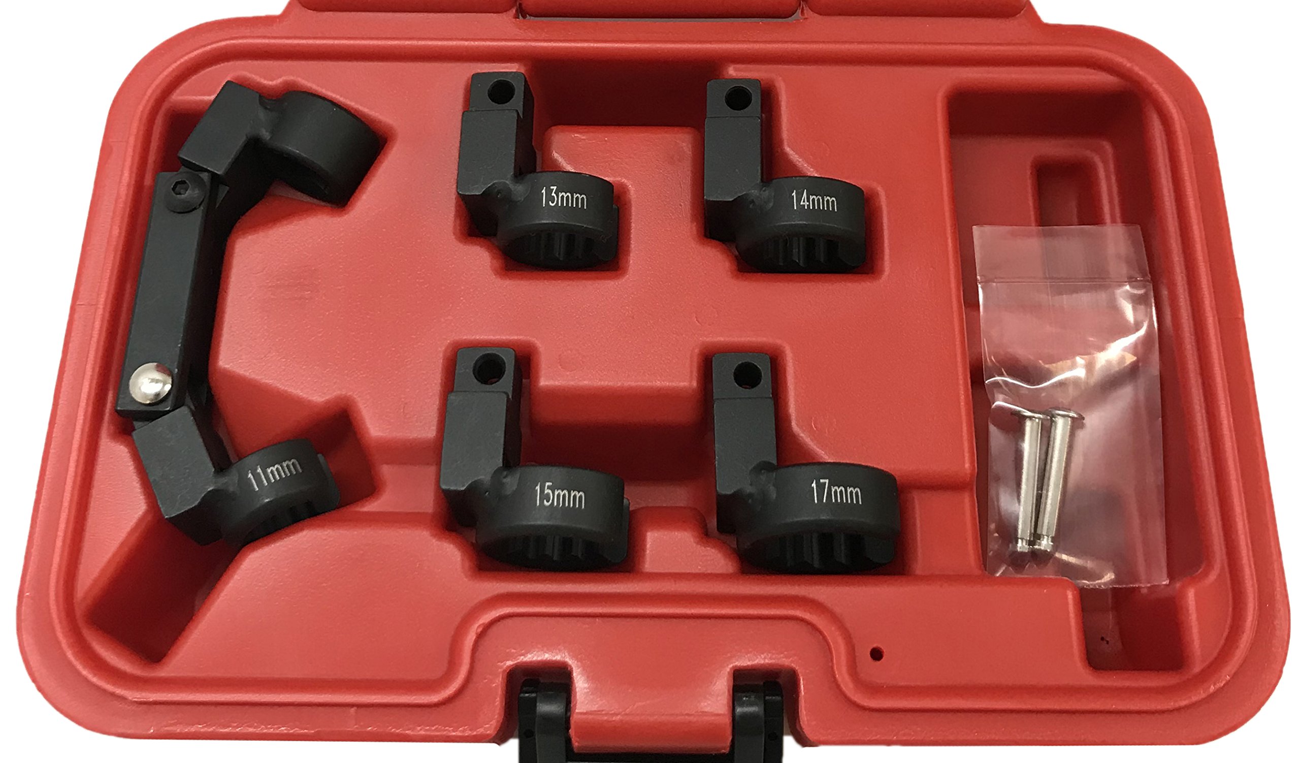 CTA Tools 1809 Fuel Line Flex Sockets - 5 Piece Set for Automotive Repair & Maintenance | Perfect for Mechanics & DIY Enthusiasts