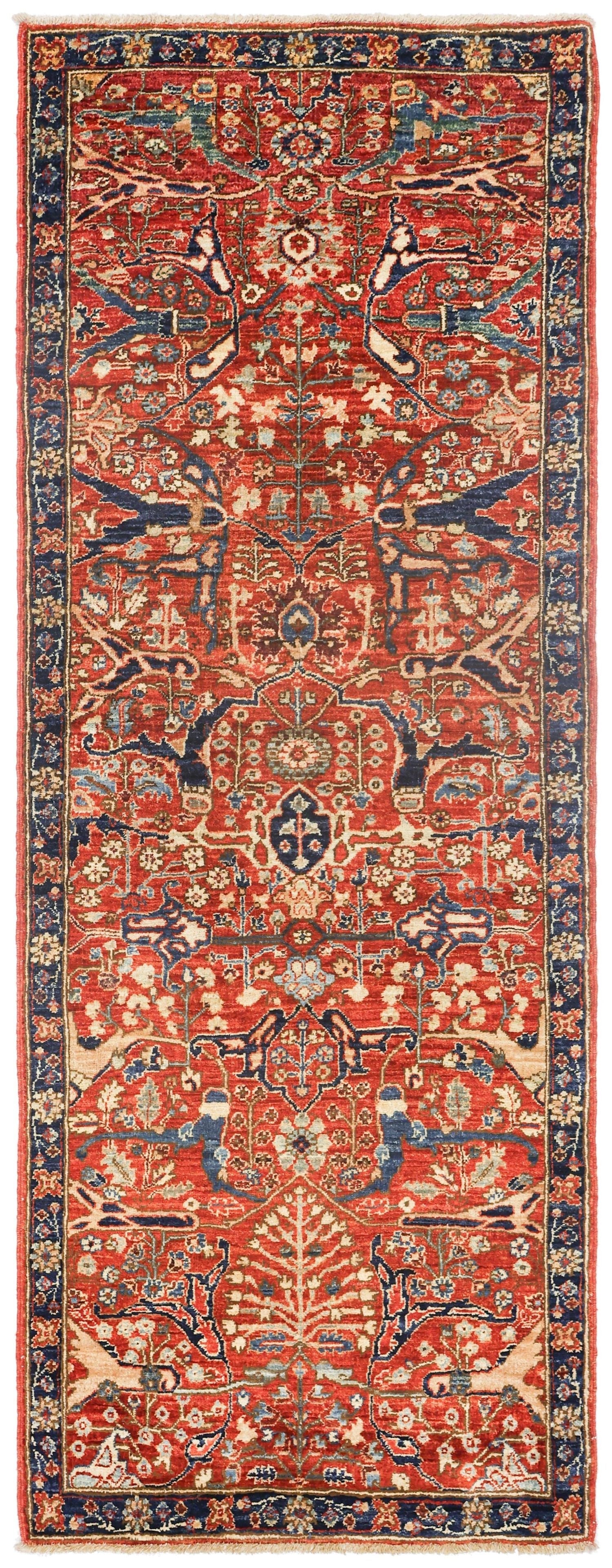 Handwoven Arabesque Tribal Rug - Authentic Bohemian Design for Home Decor, J75347 | Perfect for Living Room, Bedroom, or Boho Chic Interior Styling