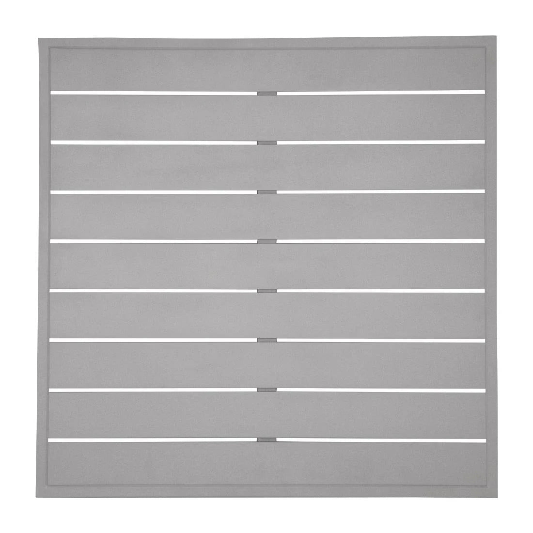 Bolero Aluminum Square Table Top Light Grey 700mm - Modern Outdoor Dining & Patio Furniture for Restaurants, Cafes, and Home Decoration