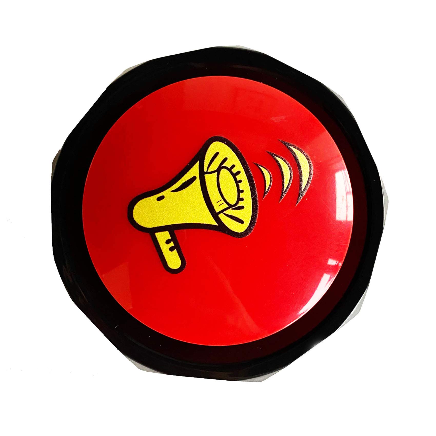 Funny Talking Button with Rap Airhorn Sound - Hip Hop Sound Effect Button for Gags & Prank Gifts - Portable Noise Maker for Parties, DJ Events & Comedy Shows