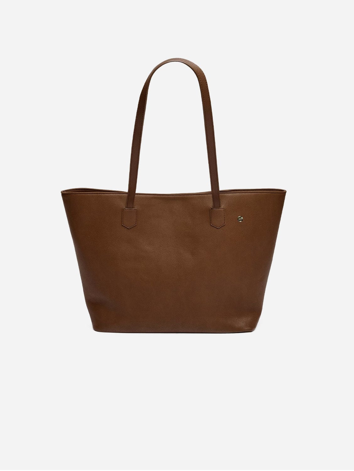 Stylish Hazel Vegan Leather Tote Shoulder Bag for Women - Eco-Friendly Brown Handbag Perfect for Work, Travel & Everyday Use