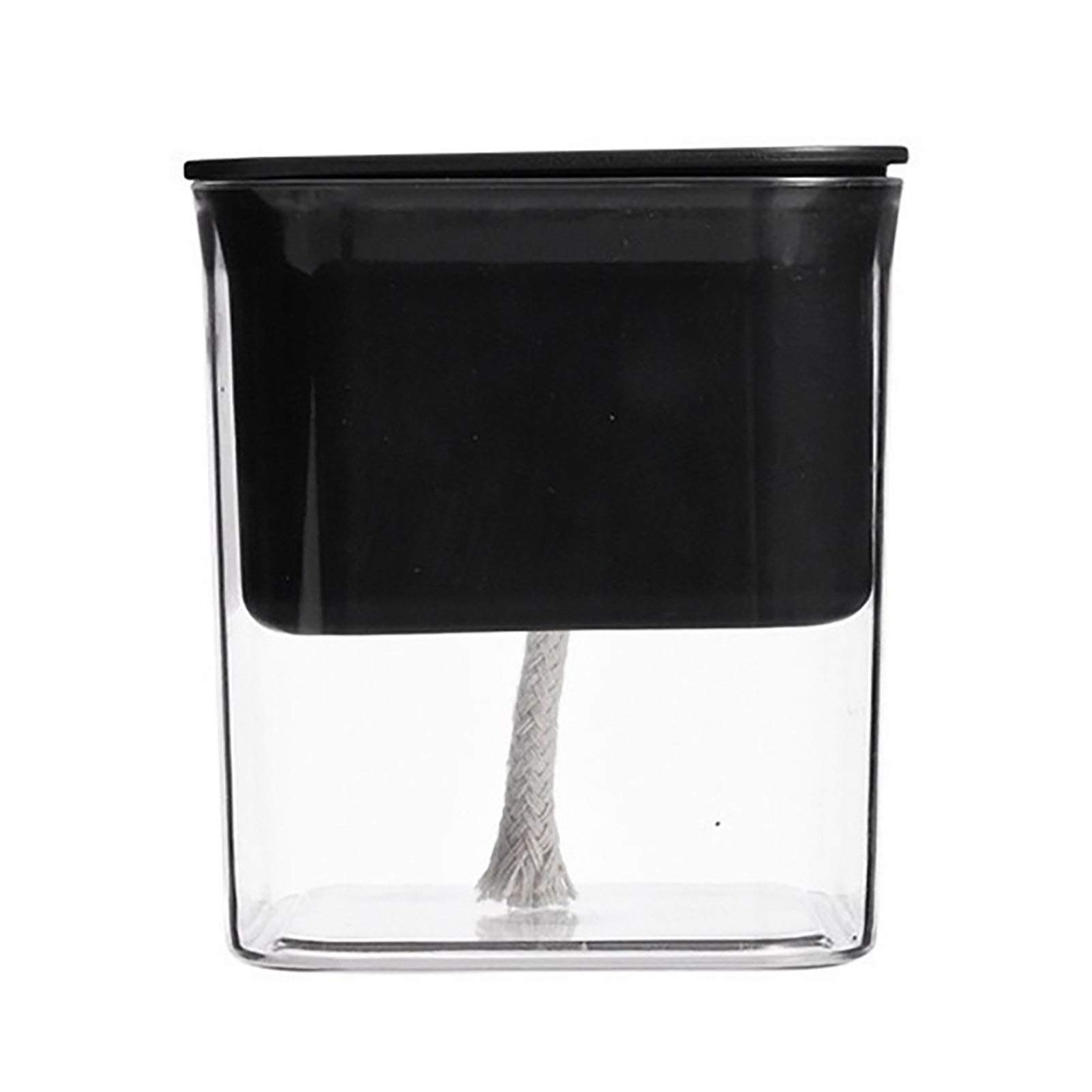 PERZOE Self Watering Succulent Planter - Automatic Watering System for Indoor Plants - Square Ceramic Flower Pot for Home & Office Decor - Perfect for Succulents, Herbs & Small Houseplants (1#)