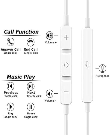 Noise Cancelling USB C Headphones with Mic & Volume Control - Wired Magnetic Earbuds for Samsung, iPhone, iPad Pro & All USB-C Devices - Perfect for Travel, Workouts & Gaming