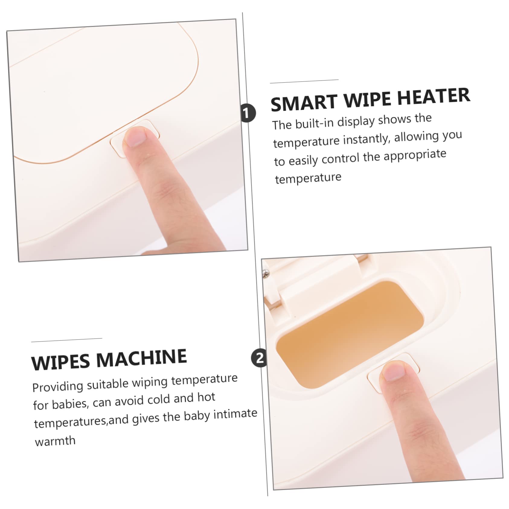 FAVOMOTO 4 Pack USB Portable Warmer - Mini Heater for Car, Office & Home - Tissue Warmer (White, PP Material) | Perfect for Winter Travel, Desk Use & Personal Heating