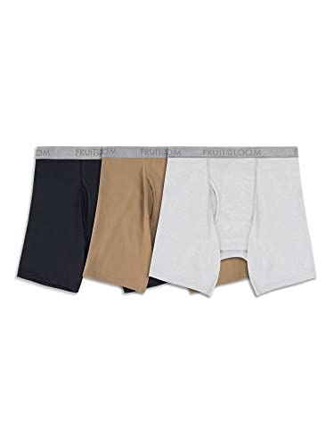 Boxer Brief - Coolzone Fly - 3 Pack Assorted Colors