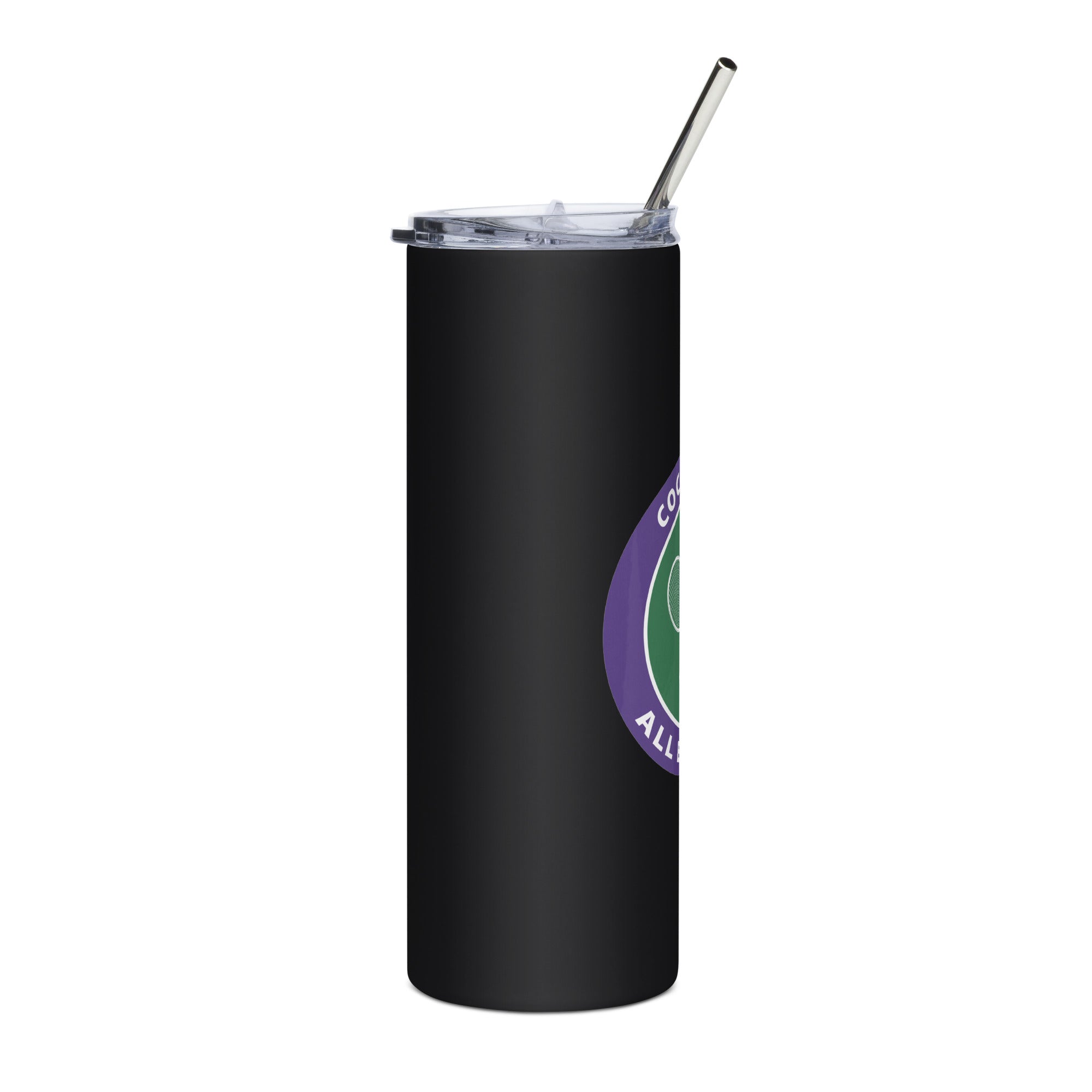 COCO Tennis All England Stainless Steel Tumbler - 20oz Insulated Travel Mug with Lid, Leakproof & Sweatproof - Perfect for Coffee, Tea & Cold Drinks at Work, Gym or Outdoor Activities