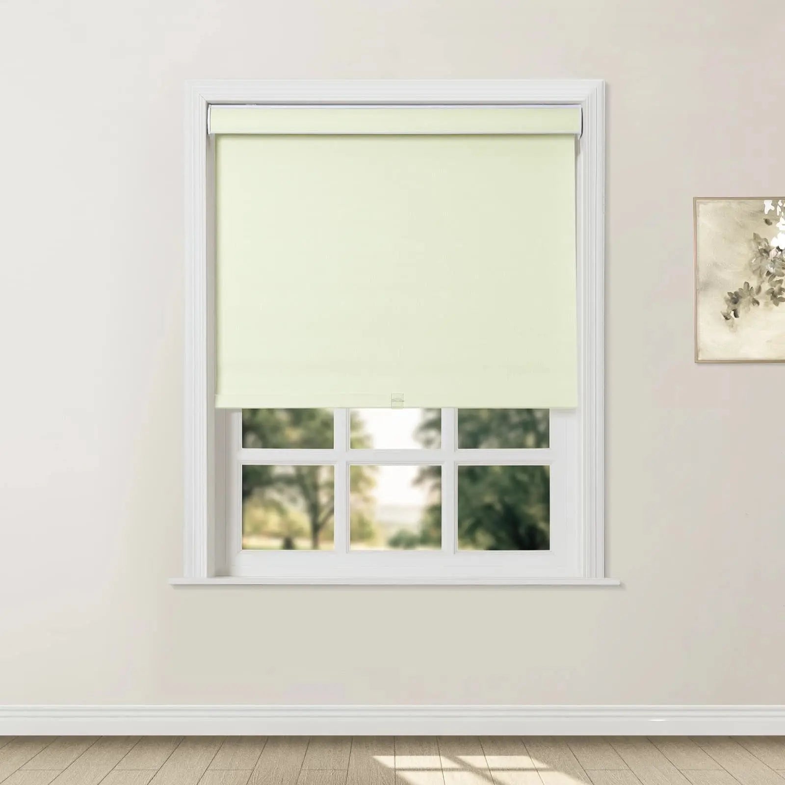 Blackout Cordless Roller Shades for Windows - Room Darkening Window Treatments for Bedroom, Nursery & Home Theater - Premium Fabric by Alvin Boutique