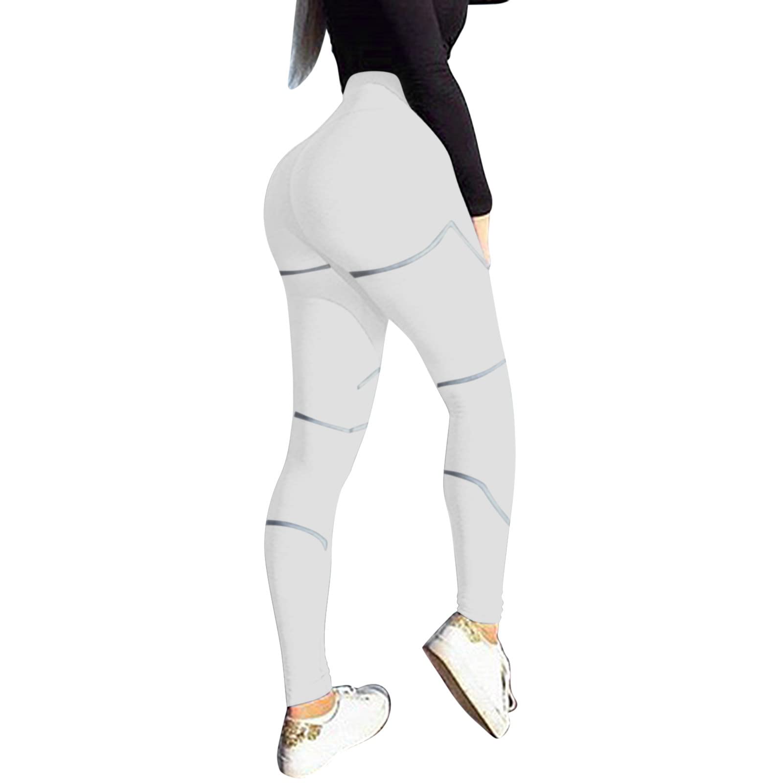 TONGHANG Women's High Waist Yoga Pants - Ankle Length Running Leggings for Fitness & Sports - Perfect for Yoga, Gym Workouts & Active Lifestyle