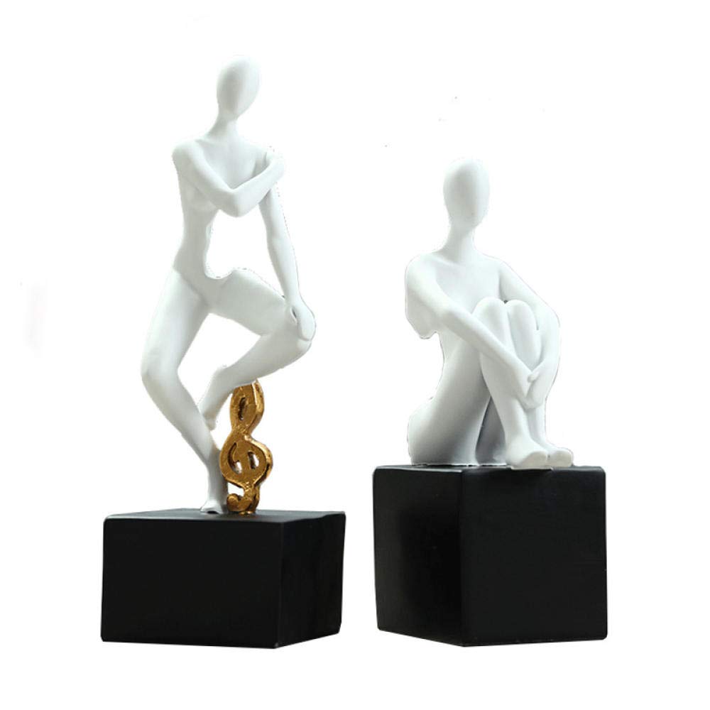 Handmade Resin Yoga Sculpture Statue - Meditation Buddha Figurine for Home, Office & TV Cabinet Decor - Perfect for Zen Decor, Yoga Studios & Mindful Living Spaces