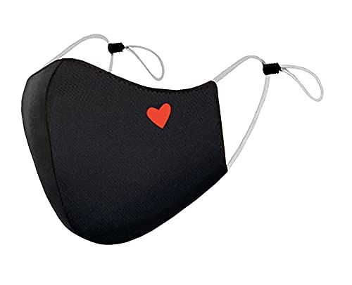 Red Heart on Black