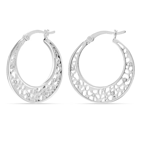 CZ Mesh Filigree-25MM