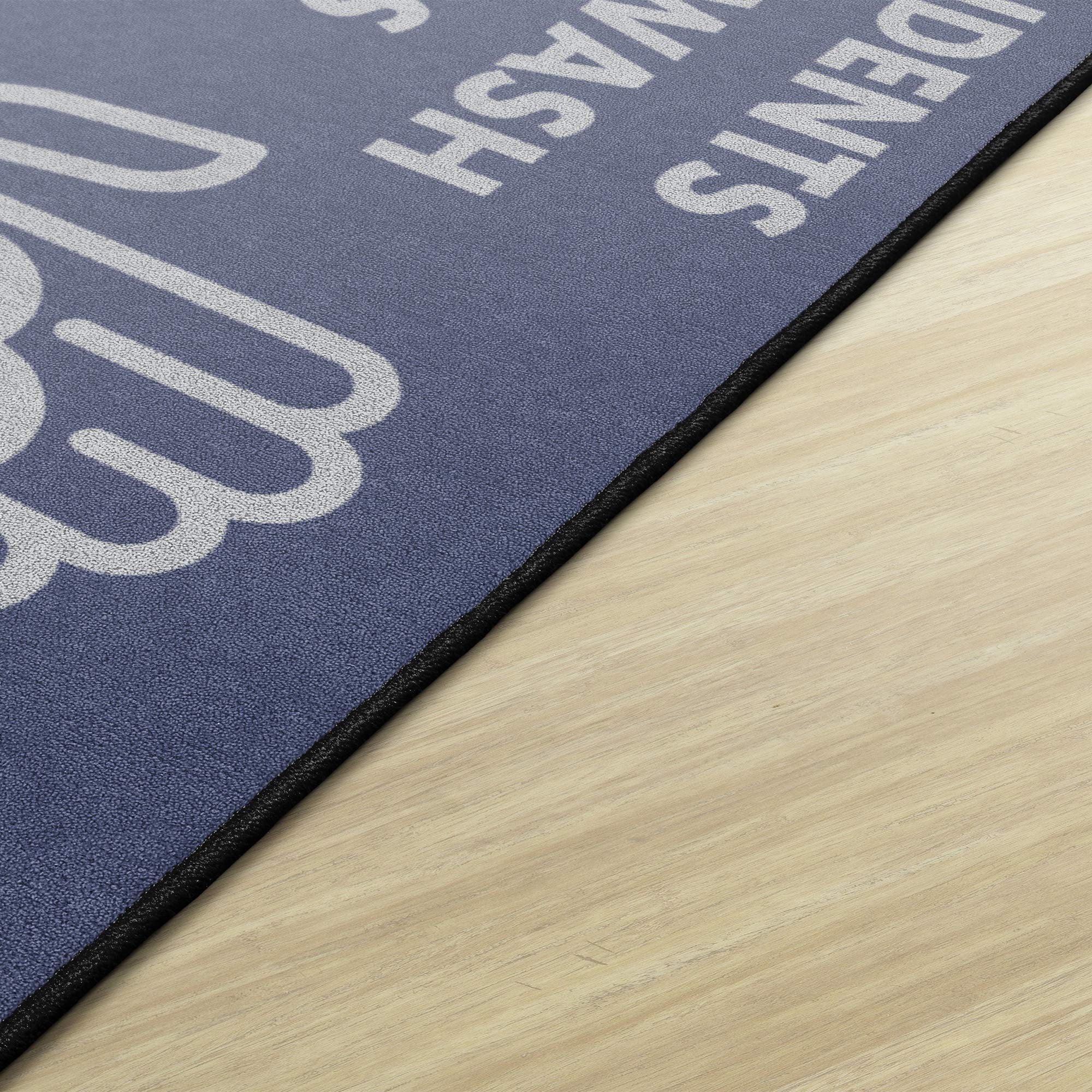 Washable Rug for Kids & Students - 3' x 5' Non-Slip Playroom Carpet | Durable Classroom Mat for Nursery, Dorm, Study Area
