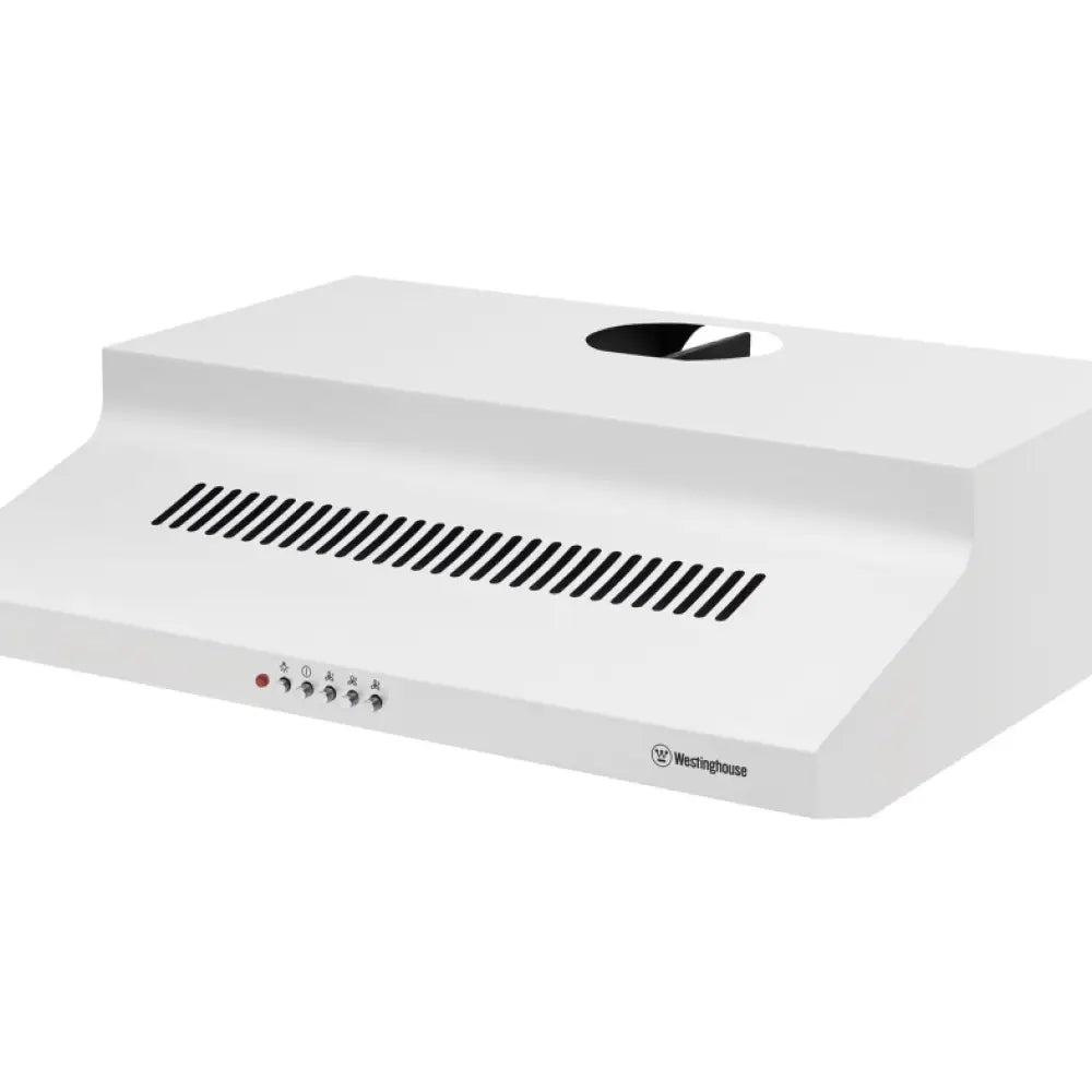 Westinghouse WRF610WA 60cm White Fixed Range Hood - Powerful Kitchen Exhaust Fan for Smoke & Odor Removal - Perfect for Apartments, Small Kitchens & Cooking Spaces