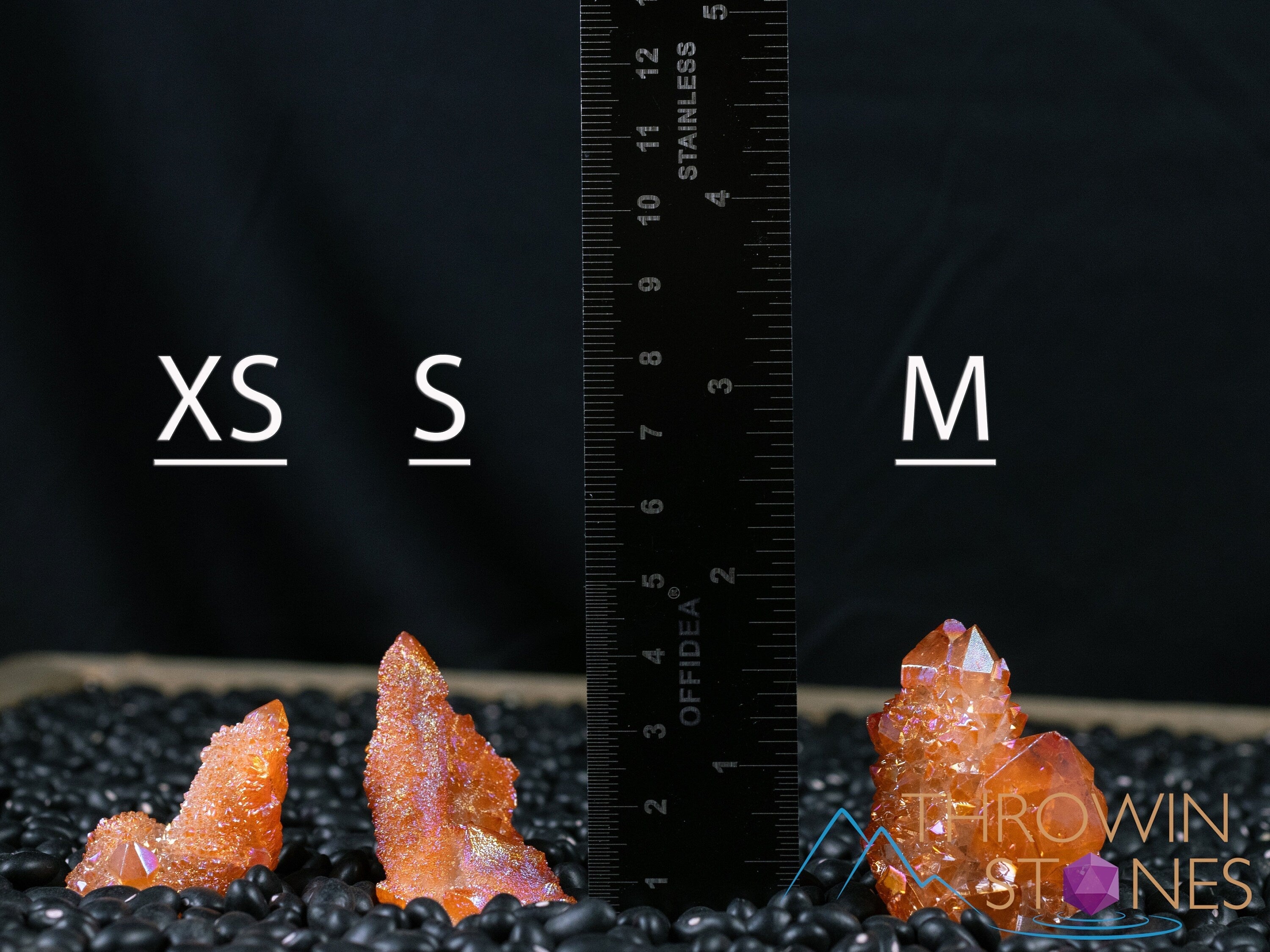 Orange Tangerine Aura Quartz Crystal Cluster - Natural Rainbow Spirit Quartz for Healing, Meditation & Home Decor (E2136) | Perfect for Crystal Grids, Reiki Energy Work & Spiritual Gifts