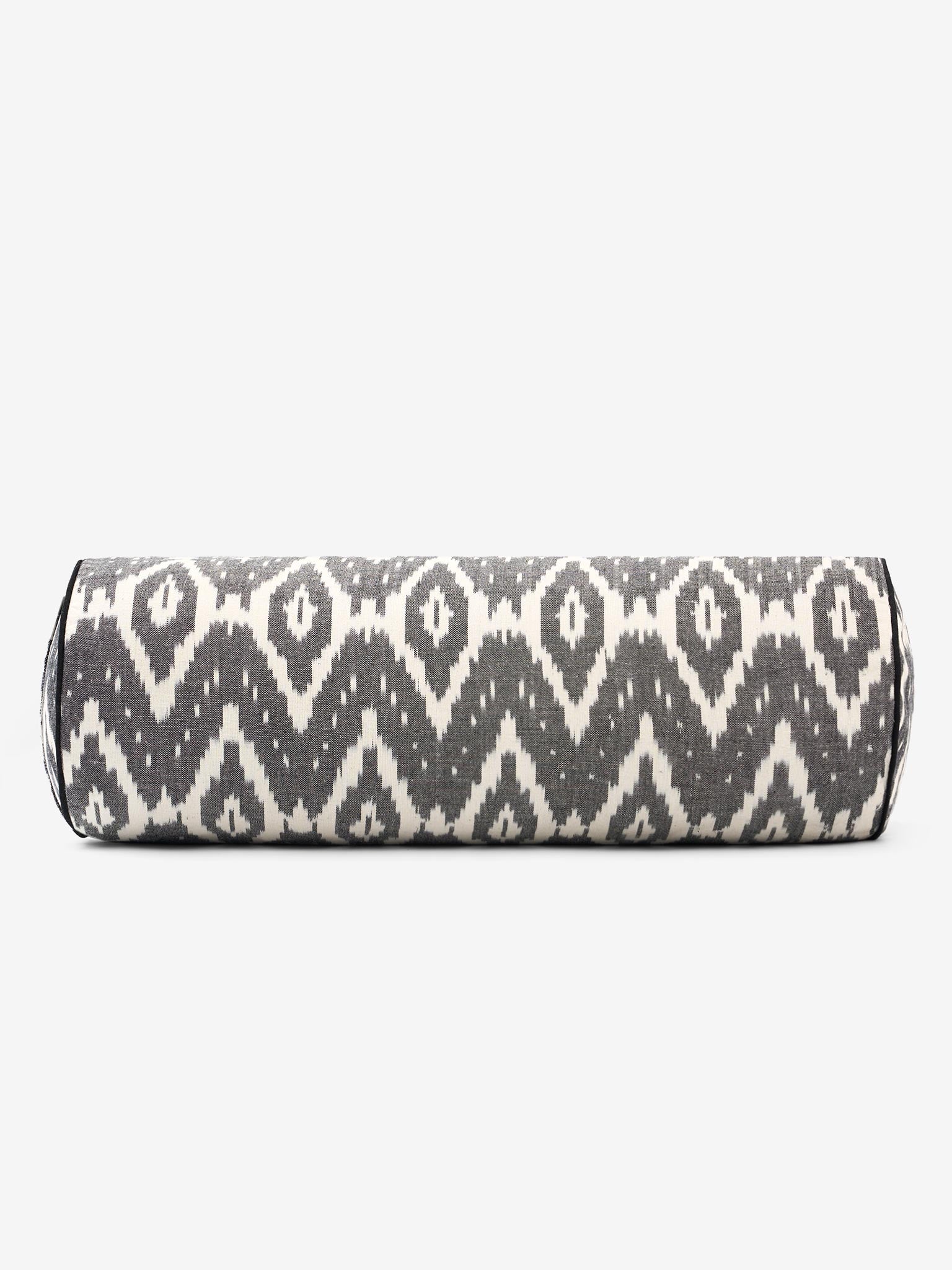 Yogamatters Ikat Bolster Yoga Pillow - Support for Meditation, Yoga & Relaxation - Perfect for Home, Studio & Travel Use