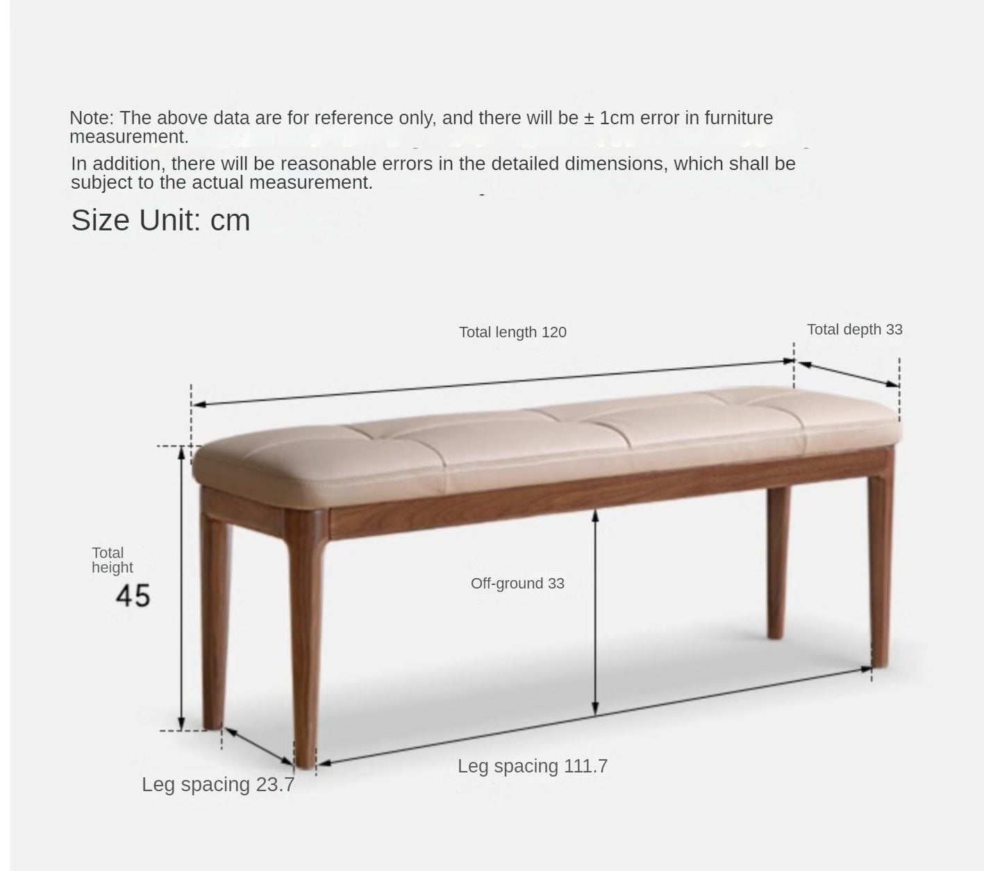 Premium Black Walnut Solid Wood Long Bar Bench - Rustic Sofa Stool for Kitchen Island, Entryway, or Living Room - Durable & Comfortable Seating Solution for Home Decor