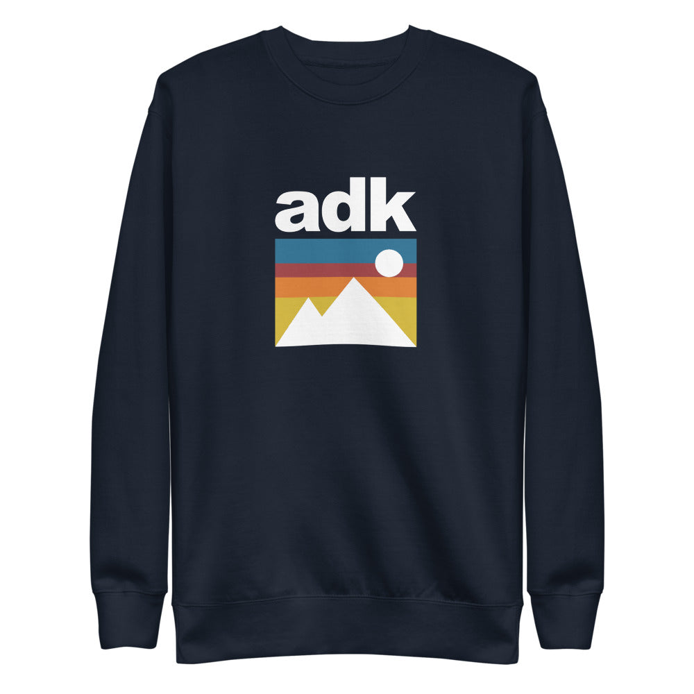 Alpine Crew Sweatshirt for Men & Women | Cozy Fleece Pullover | Winter Hiking & Outdoor Activities