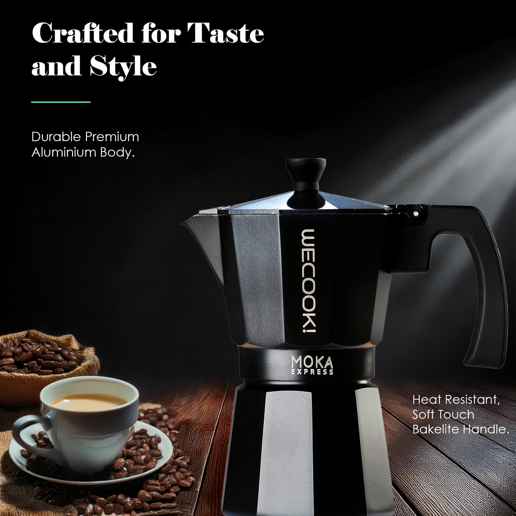BELLA 3-Cup Coffee Maker - Compact Drip Coffee Machine for Home, Office & Travel - Perfect for Small Spaces & Single Serve Brewing