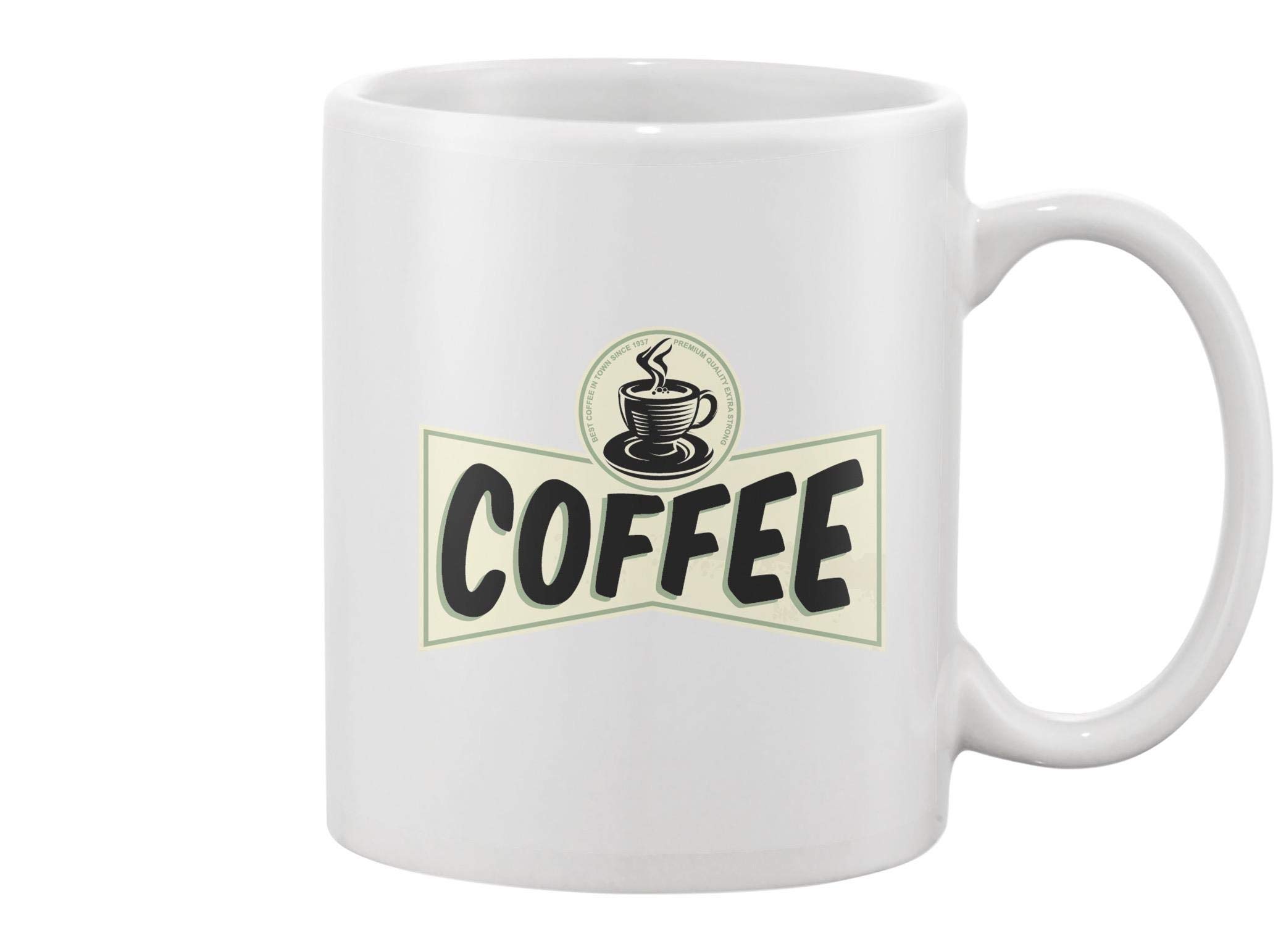 Vintage Coffee Mug with Classic Design - Perfect for Home, Office & Gifts | Insulated Ceramic Cup for Hot & Cold Beverages