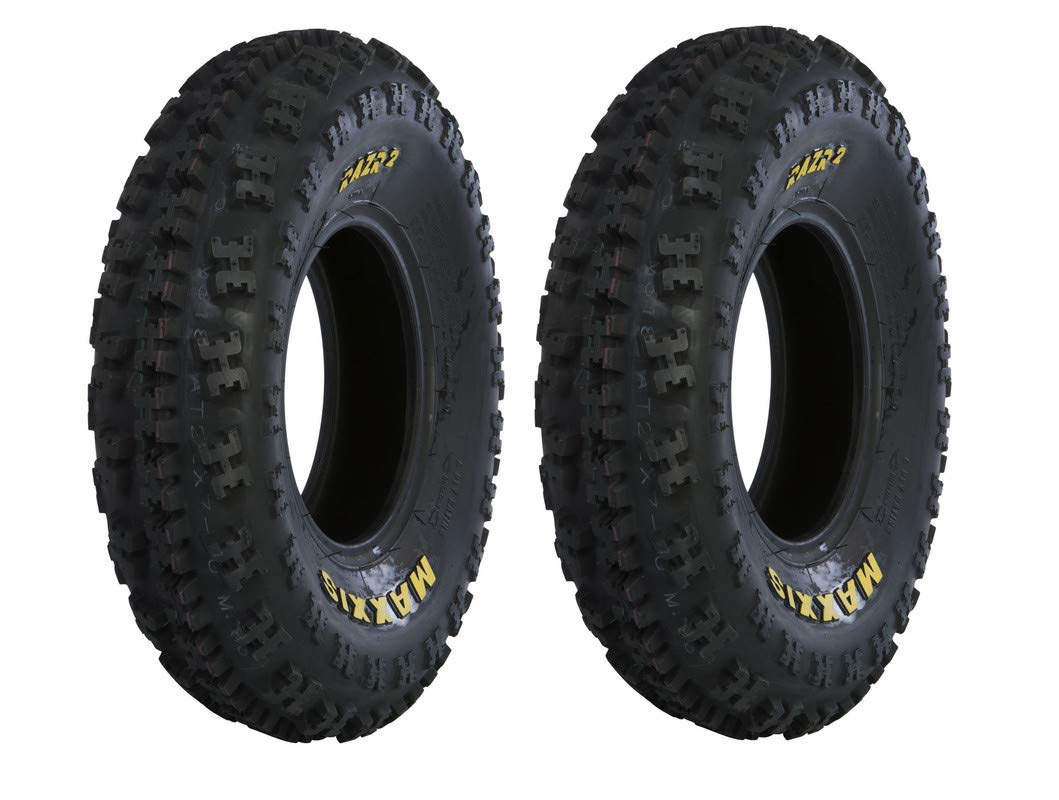 Maxxis RAZR 2 Front Tires 22x7x10 for 2007 Can-Am DS 650X - Off-Road ATV & UTV Replacement Tires for Mud, Sand & Trail Riding