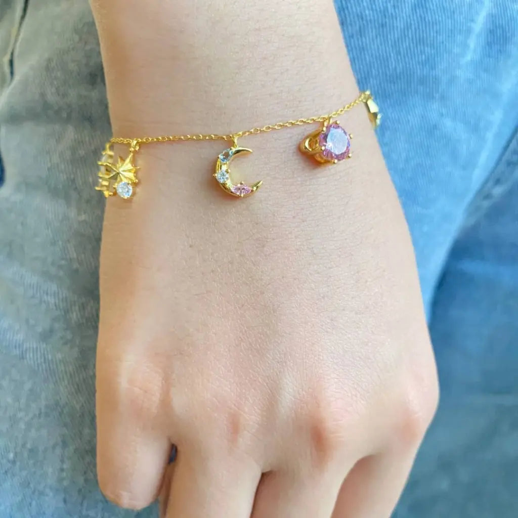 Nebula Bracelet for Women - Adjustable Glow in The Dark Galaxy Charm Bracelet | Perfect for Night Parties, Rave Festivals & Gift Giving