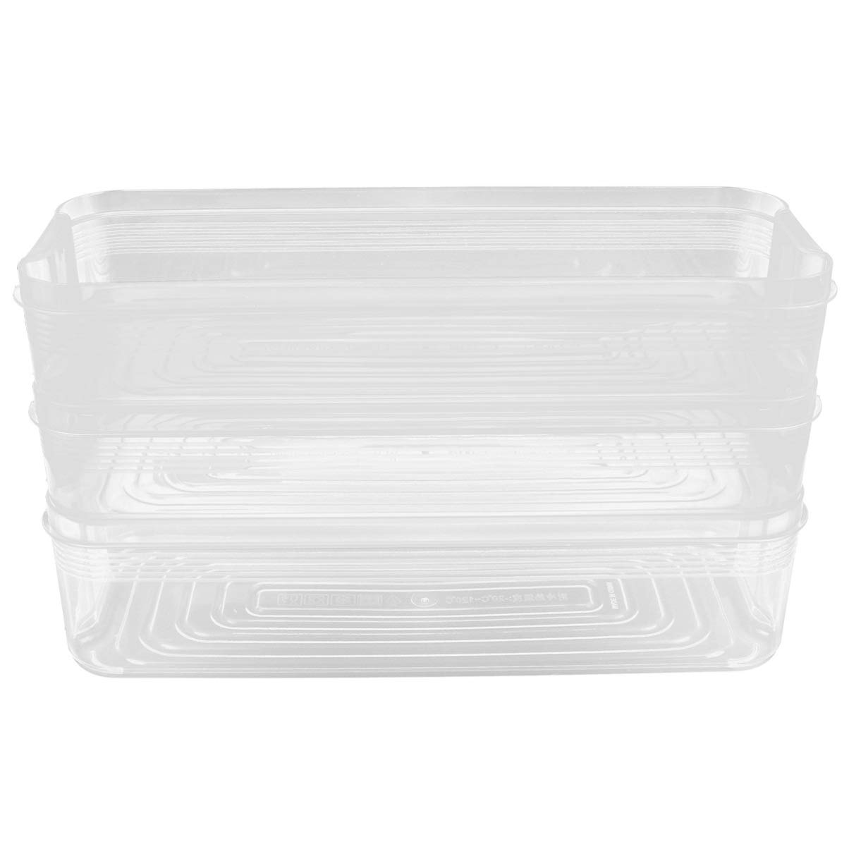 BPA-Free Plastic Box Dumpling Containers with Lids - Airtight Refrigerator Crisper for Vegetables, Fruits & Food Storage - Perfect for Meal Prep, Leftovers & Organizing Fridge