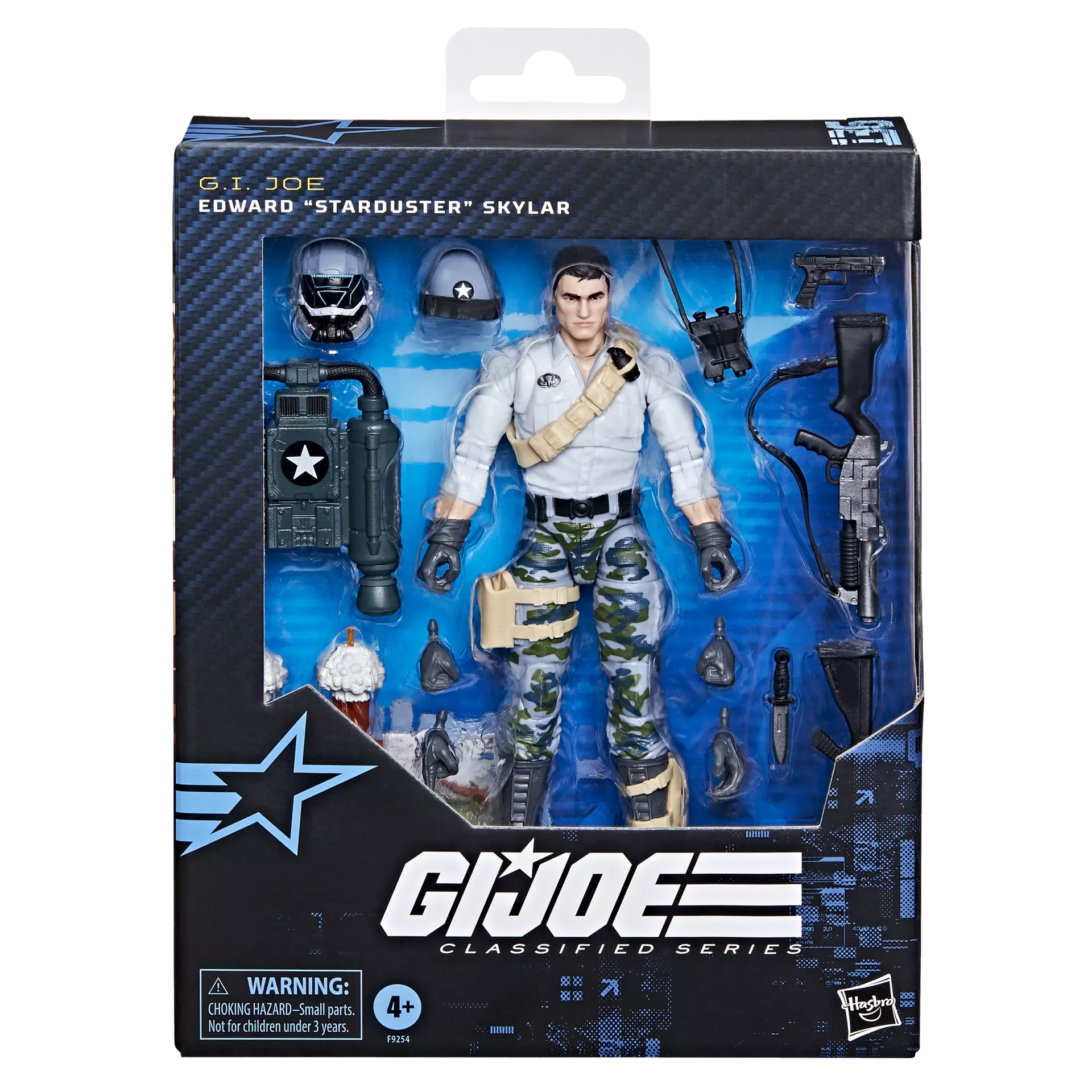 Edward Starduster Skylar G.I. Joe Classified Series #136 Action Figure by Hasbro - Collectible Military Toy for Display & Play