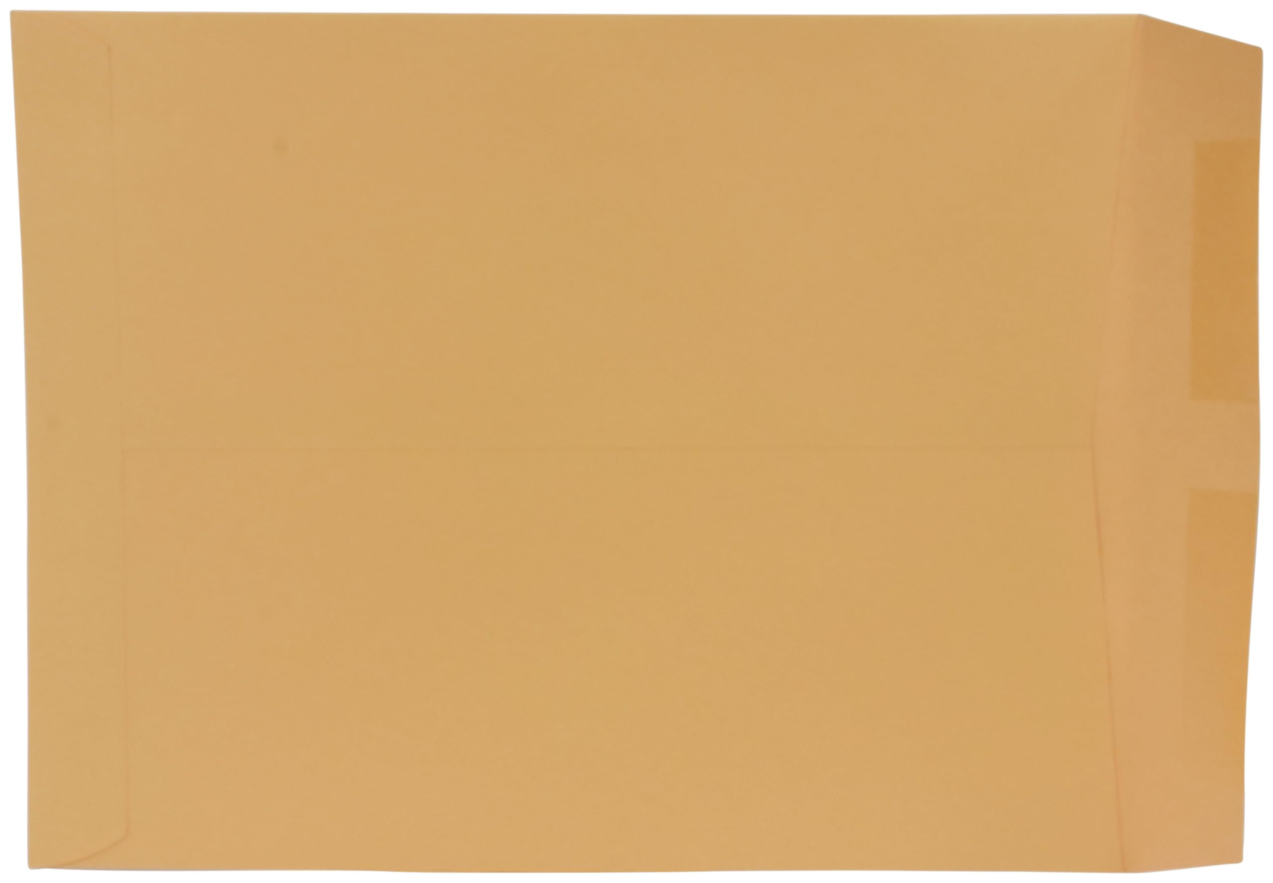 School Smart No Clasp Gummed Flap Envelopes 10x13 Inches - 250 Pack Kraft Brown Mailing Envelopes for Business, Office, School & Mailing Documents