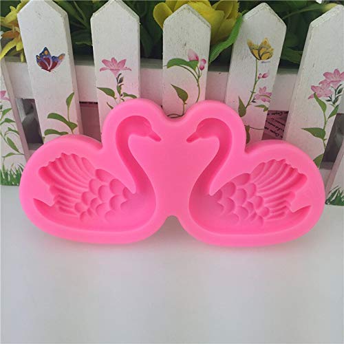1PC Cute 3D Beautiful Swan Silicone Mold for DIY Baking - Perfect for Pudding, Chocolate, Candy, Ice Cream, Jelly Shots, Soap & Fondant Decorations - Ideal for Cupcakes, Cakes, Desserts & Handmade Crafts