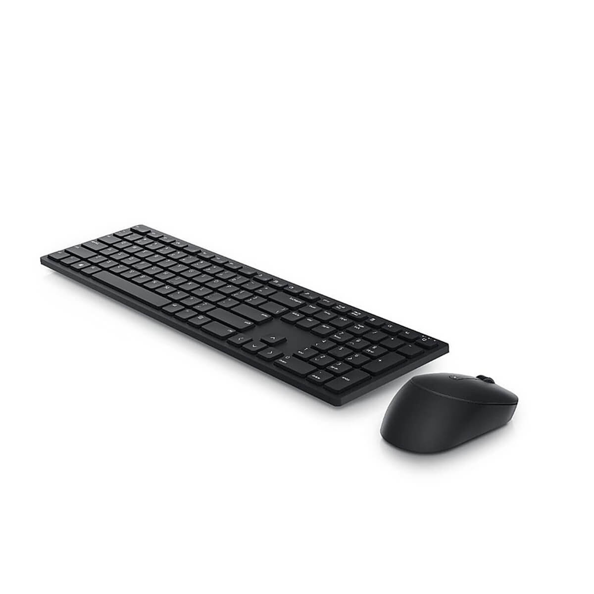 Dell KM5221W Pro Wireless Keyboard and Mouse Combo - Ergonomic Design, 2.4GHz USB Receiver, Long Battery Life - Perfect for Office, Home, and Gaming Use
