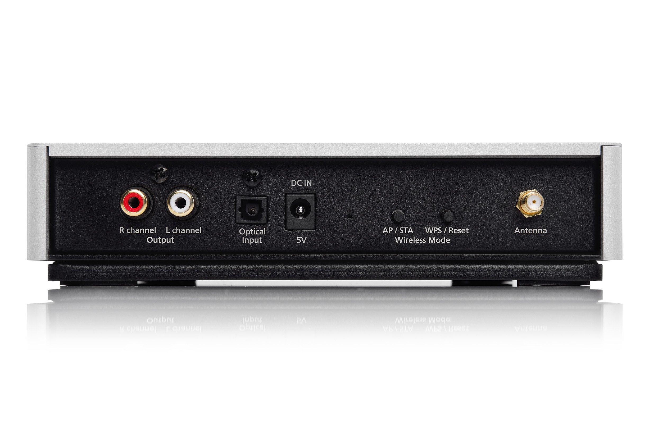 WDC200 Wireless Digital-to-Analog Converter (DAC) - HiFi Audio Adapter for Home Theater & Headphones, Silver | Perfect for Streaming Music & Enhancing Sound Quality