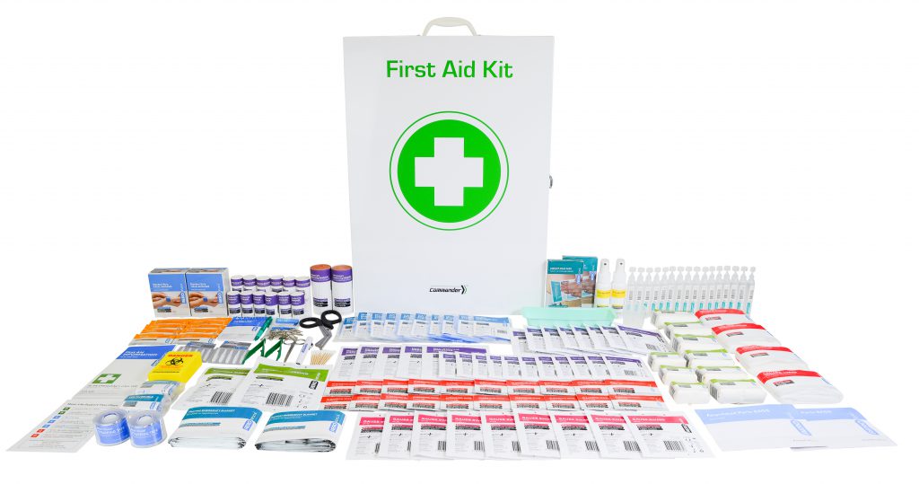 Commander FB 6 Series First Aid Kit for Food & Beverage Industry - Essential Safety Supplies for Restaurants, Kitchens & Food Service Workers