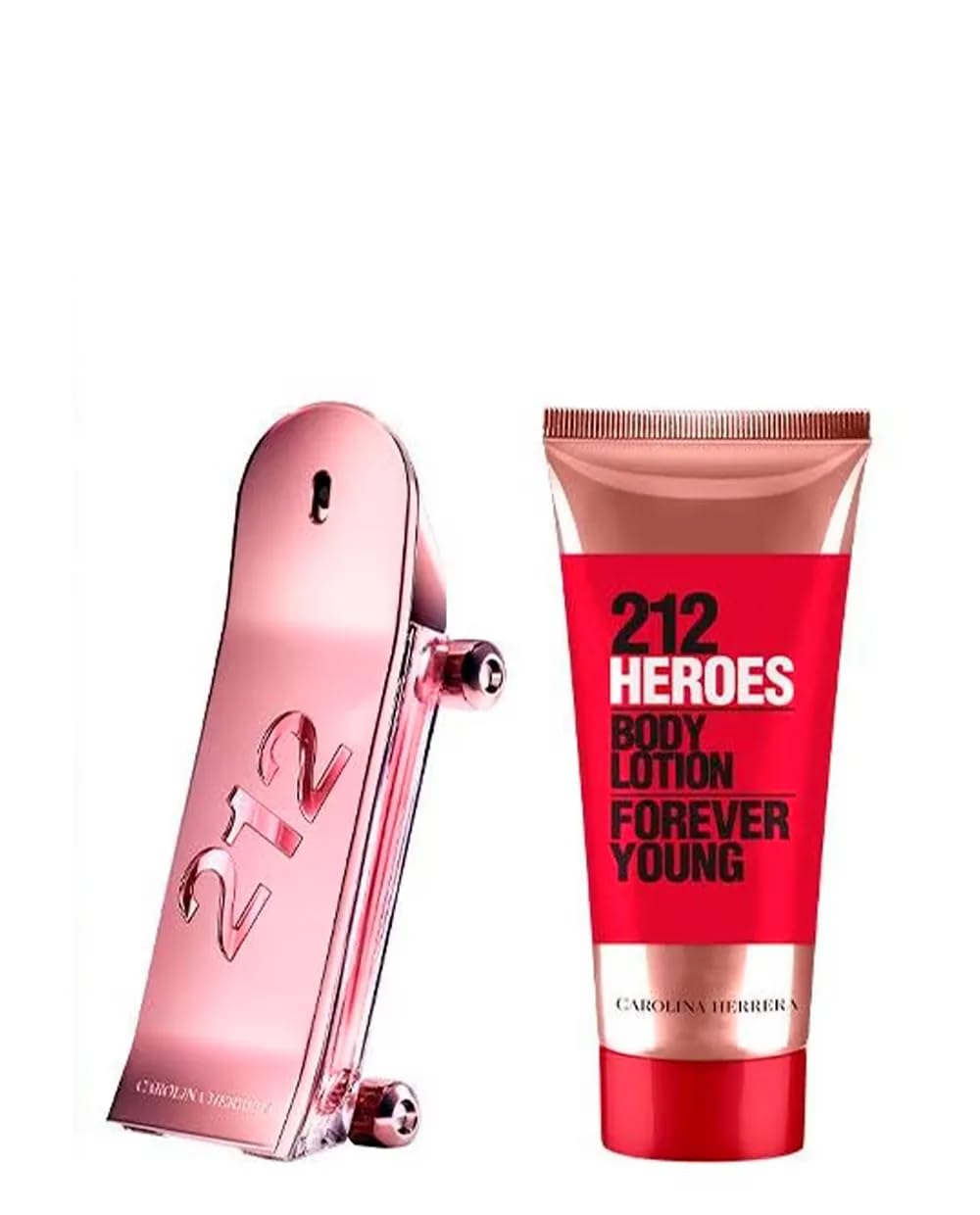 Carolina Herrera 212 Heroes 2 Piece Gift Set for Women - 2.7 oz Eau de Parfum Spray + 3.4 oz Body Lotion Spray | Perfect Birthday, Anniversary & Valentine's Day Present