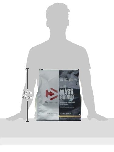 Dymatize Super Mass Gainer Protein Powder - Gourmet Vanilla Flavor | 52g Protein, 1280 Calories, 10.7g BCAAs | Whey Protein Isolate & Casein Blend | 16 Servings for Muscle Growth & Recovery | Ideal for Bodybuilding, Weight Gain & Post-Workout Nutrition