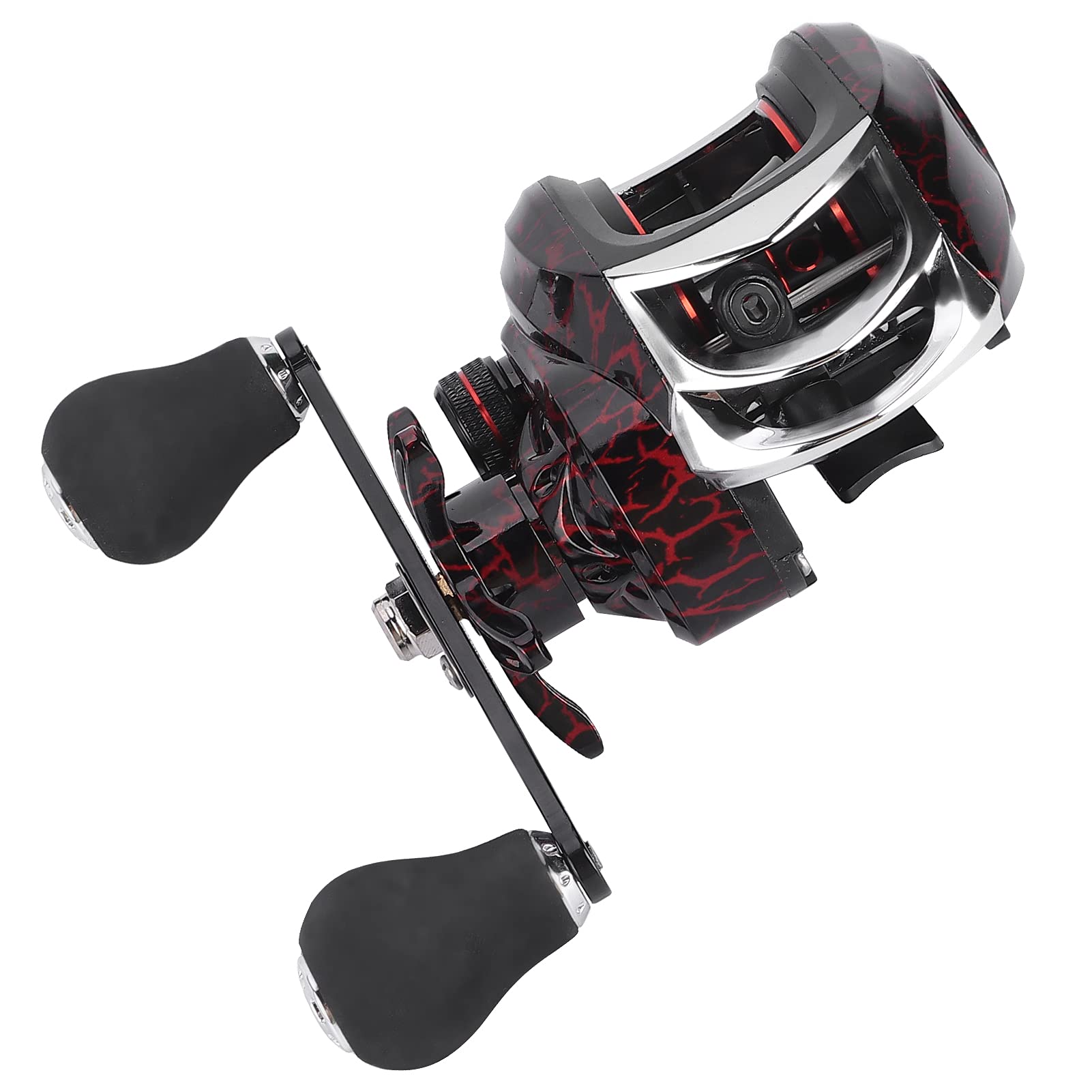Liyeeo Baitcasting Fishing Reel 7.1:1 Gear Ratio - High Performance Saltwater & Freshwater Fishing Reel for Bass, Trout, Catfish - Perfect Gift for Men, Husband, Father - Great for Camping, Outdoor, Kayak Fishing Adventures