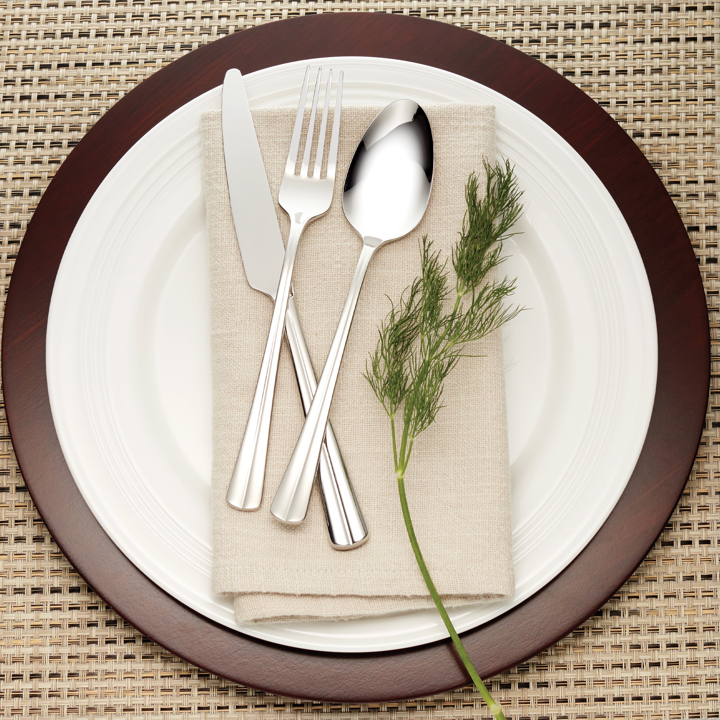 Sanibel 20-Piece Stainless Steel Flatware Set - Elegant Silverware for Dinner Parties & Everyday Dining