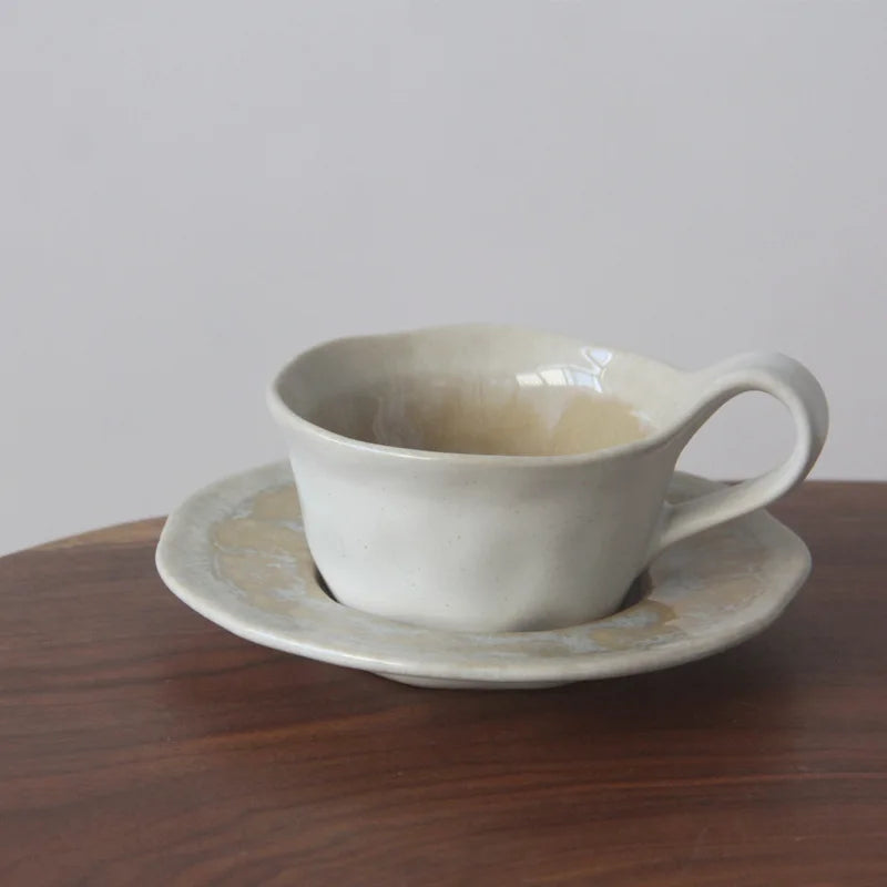 Handmade Ceramic Espresso Cups with Artisan Glaze - Perfect for Coffee Lovers, Home Baristas & Cafe Style Serving