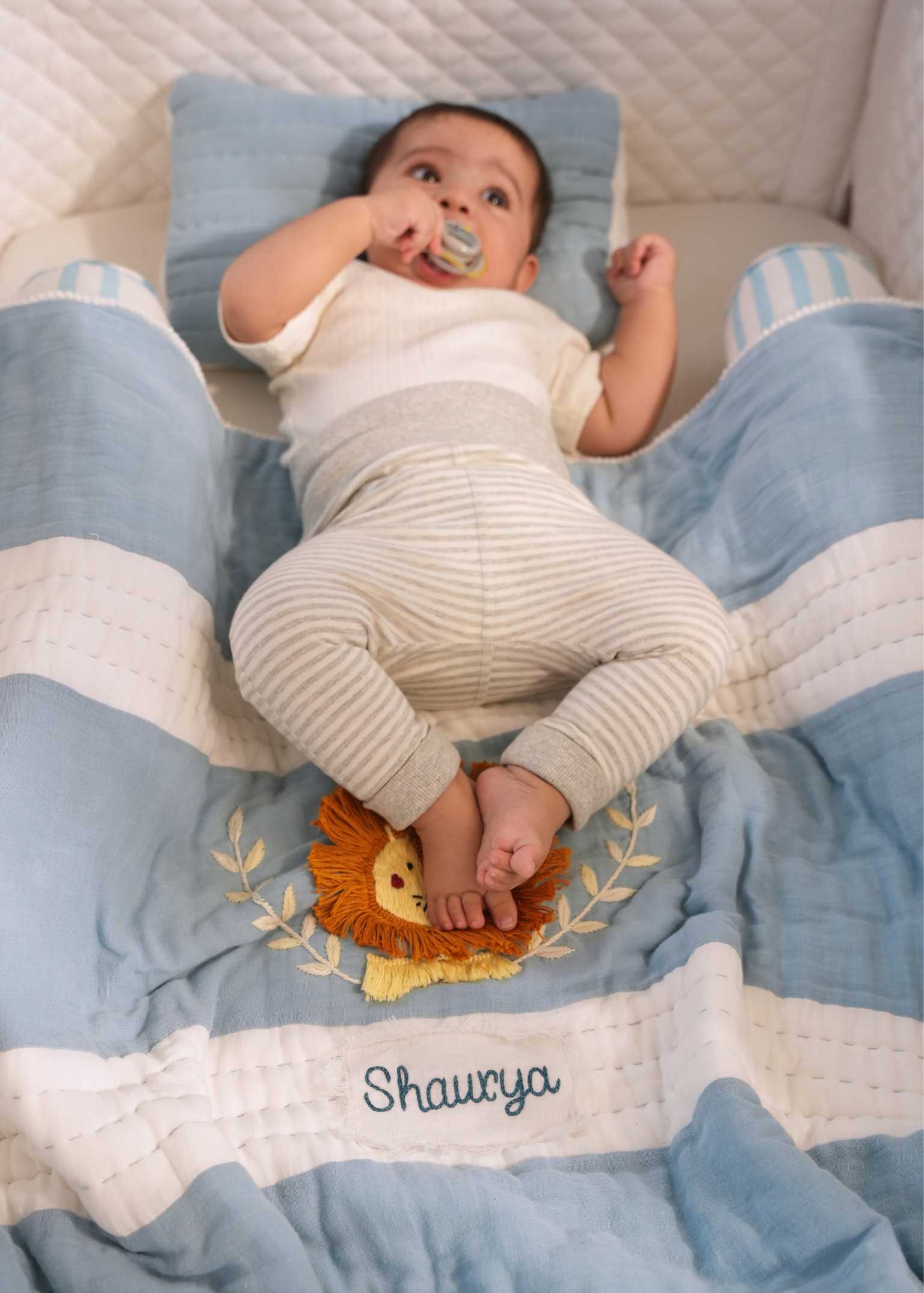 Lion King Baby Crib Bedding Set - 3-Piece Nursery Set with Fitted Sheet, Blanket, and Pillowcase - Perfect for Disney Themed Nursery Decor and Baby Shower Gifts