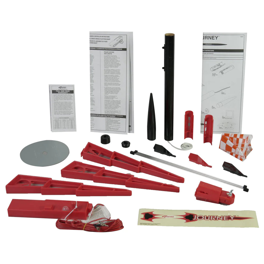 Estes 1441 Journey Model Rocket Launch Set - Beginner Friendly DIY Rocket Kit with Launch Controller & Pad | STEM Educational Toy for Kids & Adults | Outdoor Science Experiments & Backyard Fun