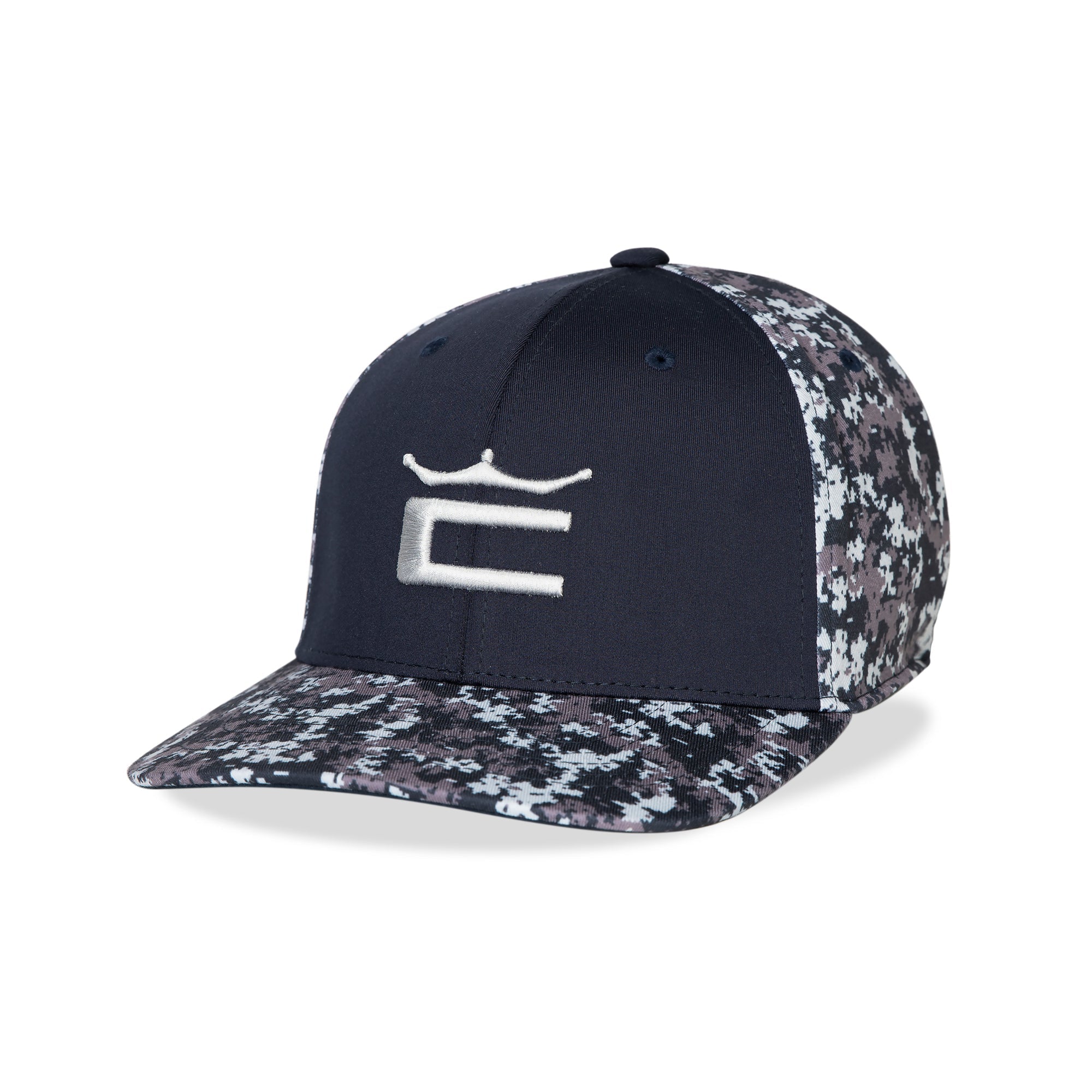 Camo Crown C Snapback Hat - Adjustable Military Style Baseball Cap for Men & Women - Perfect for Outdoor, Hunting, and Casual Wear