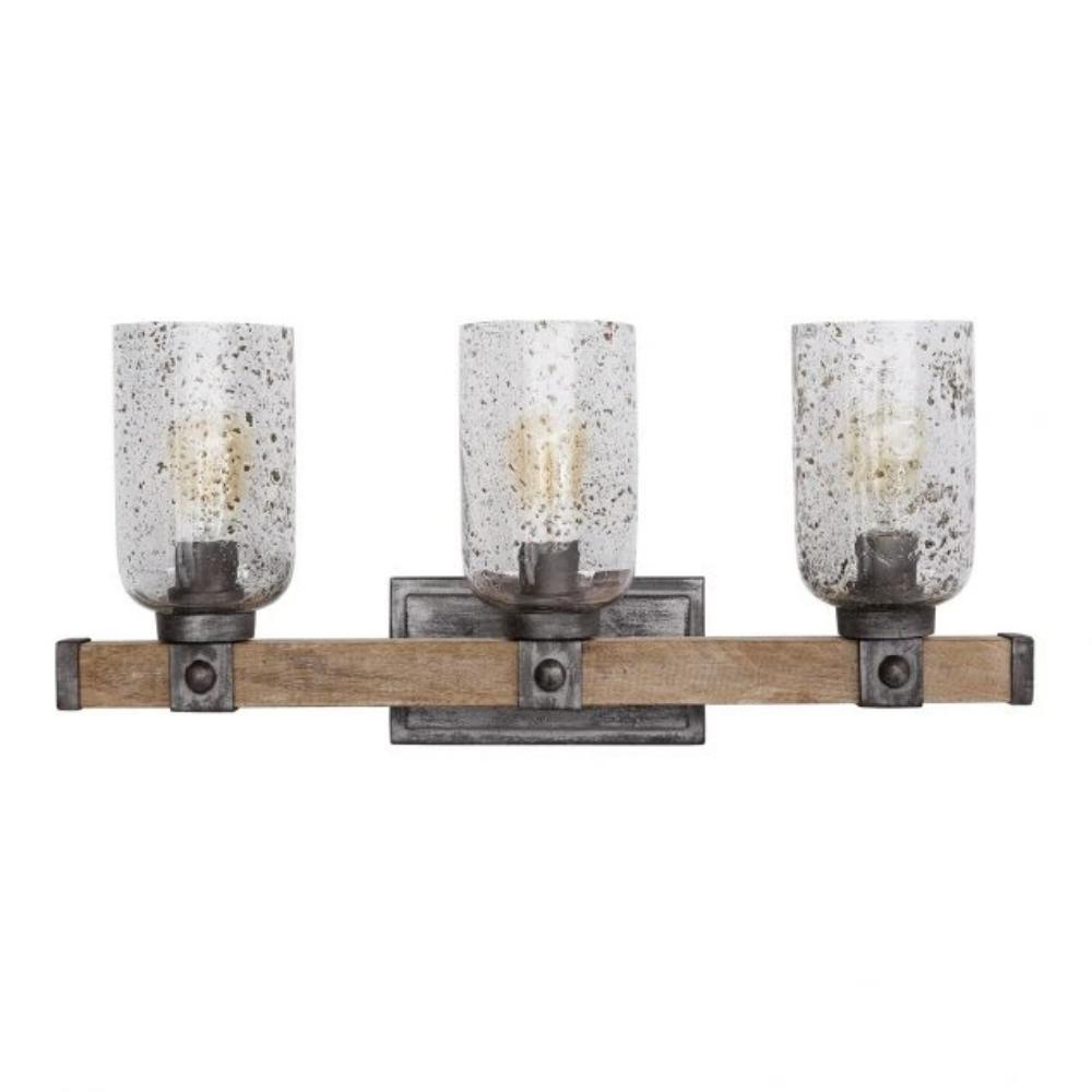 Ryan 3-Light Bathroom Vanity Light Fixture - Modern LED Mirror Lighting for Makeup & Shaving - Perfect for Bathroom, Dressing Room & Bedroom Vanity Areas