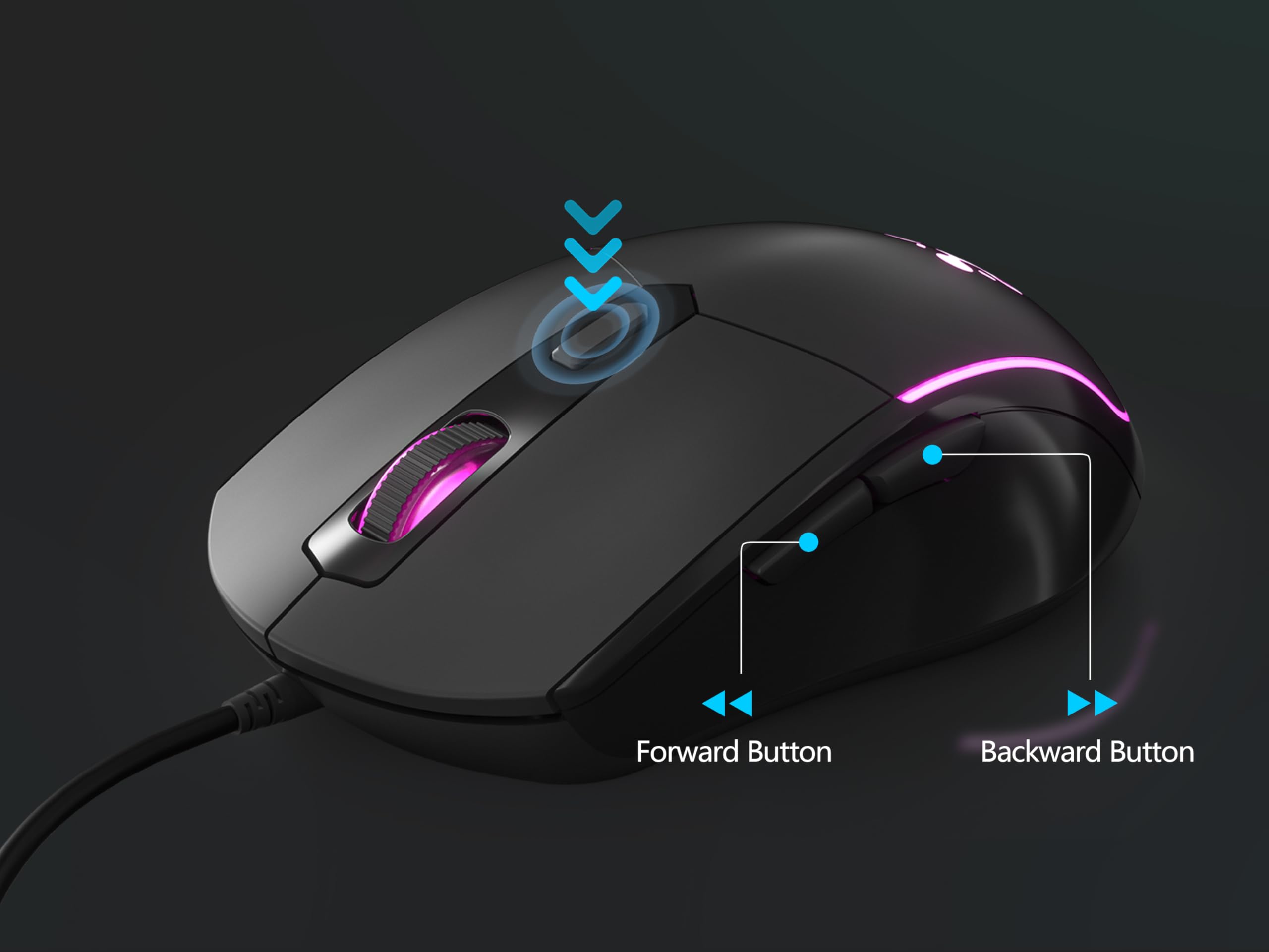 Retro Mechanical Gaming Keyboard and Mouse Combo - Blue Switch, RGB Backlit 104 Keys, Metal Panel, Round Keycaps for PC, Mac, Laptop | Perfect for Typing, Gaming & Office Work