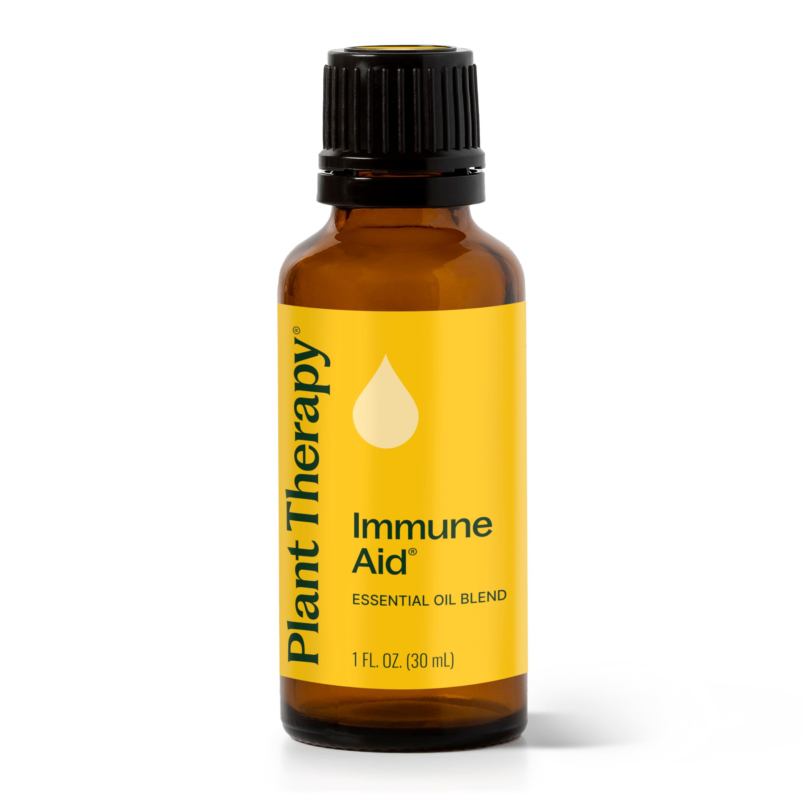 Plant Therapy Immune Aid Essential Oil Blend 30 mL (1 oz) - 100% Pure, Undiluted, Therapeutic Grade Aromatherapy Oil for Boosting Immunity, Stress Relief & Home Diffuser Use